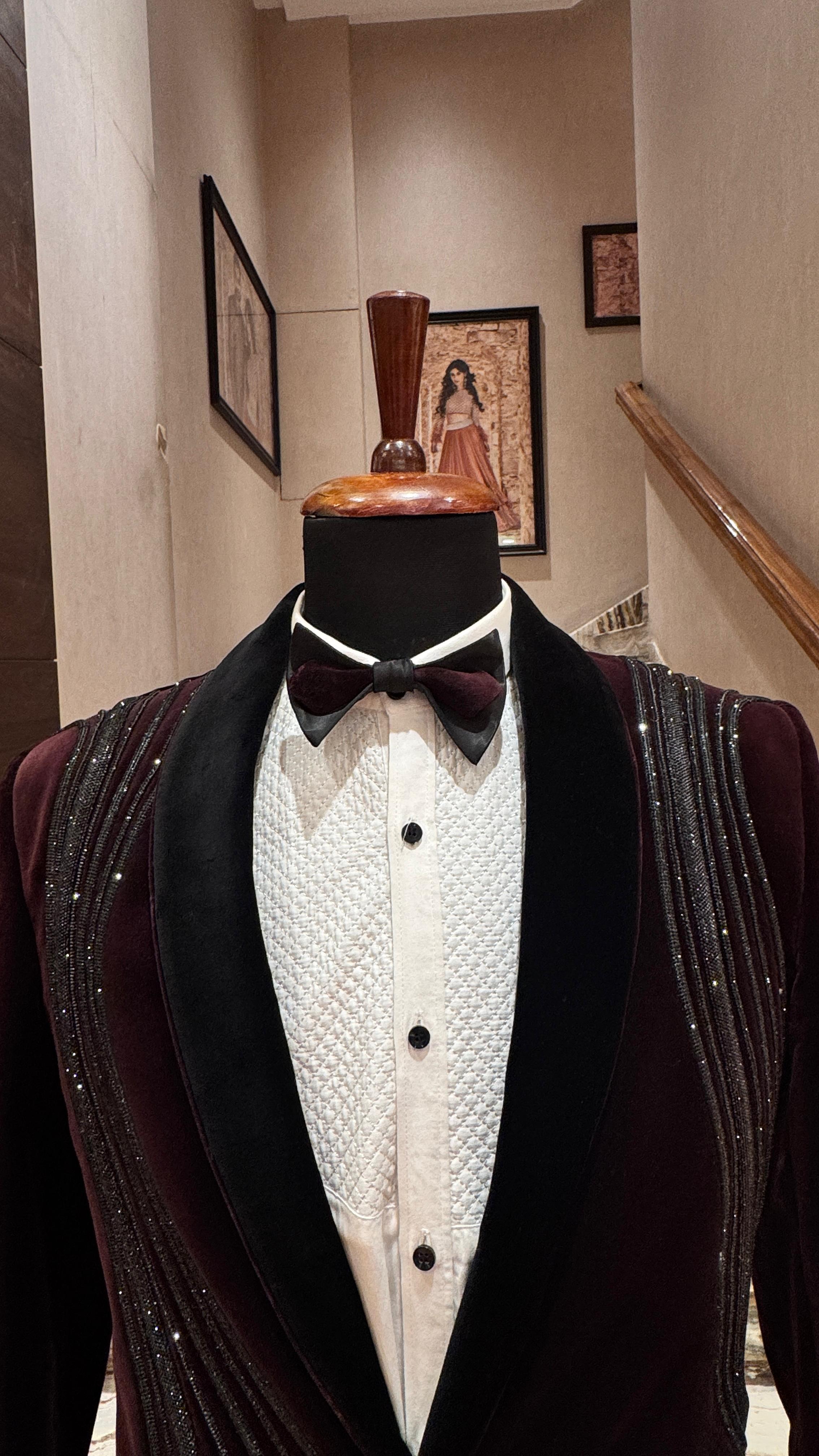 Crimson Curve tuxedo