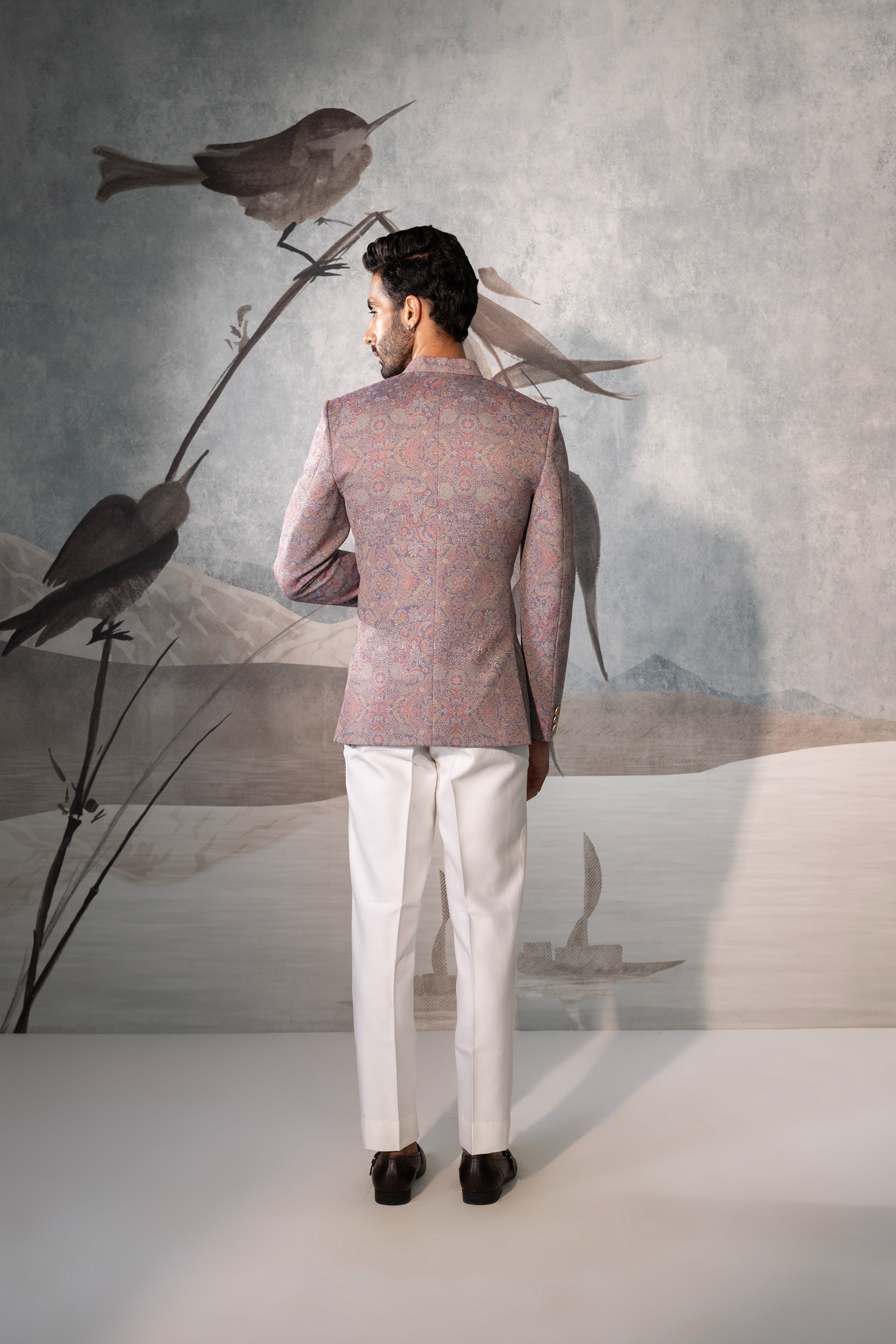 Men’s Designer Multicolor Bandhgala Jacket
