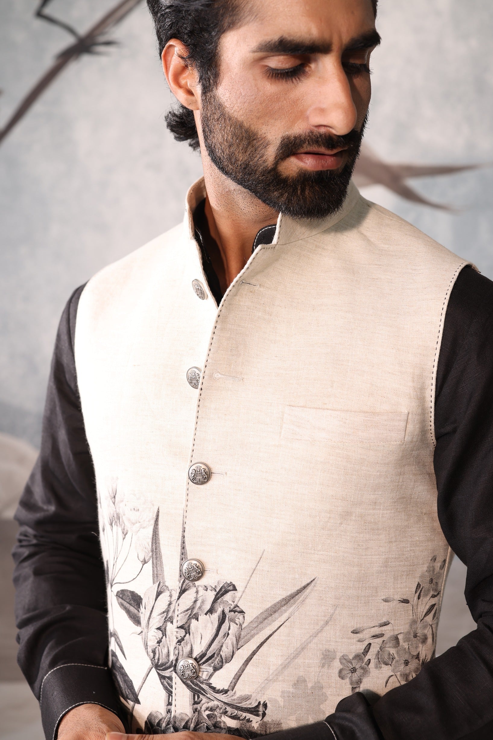 Floral design sadri set