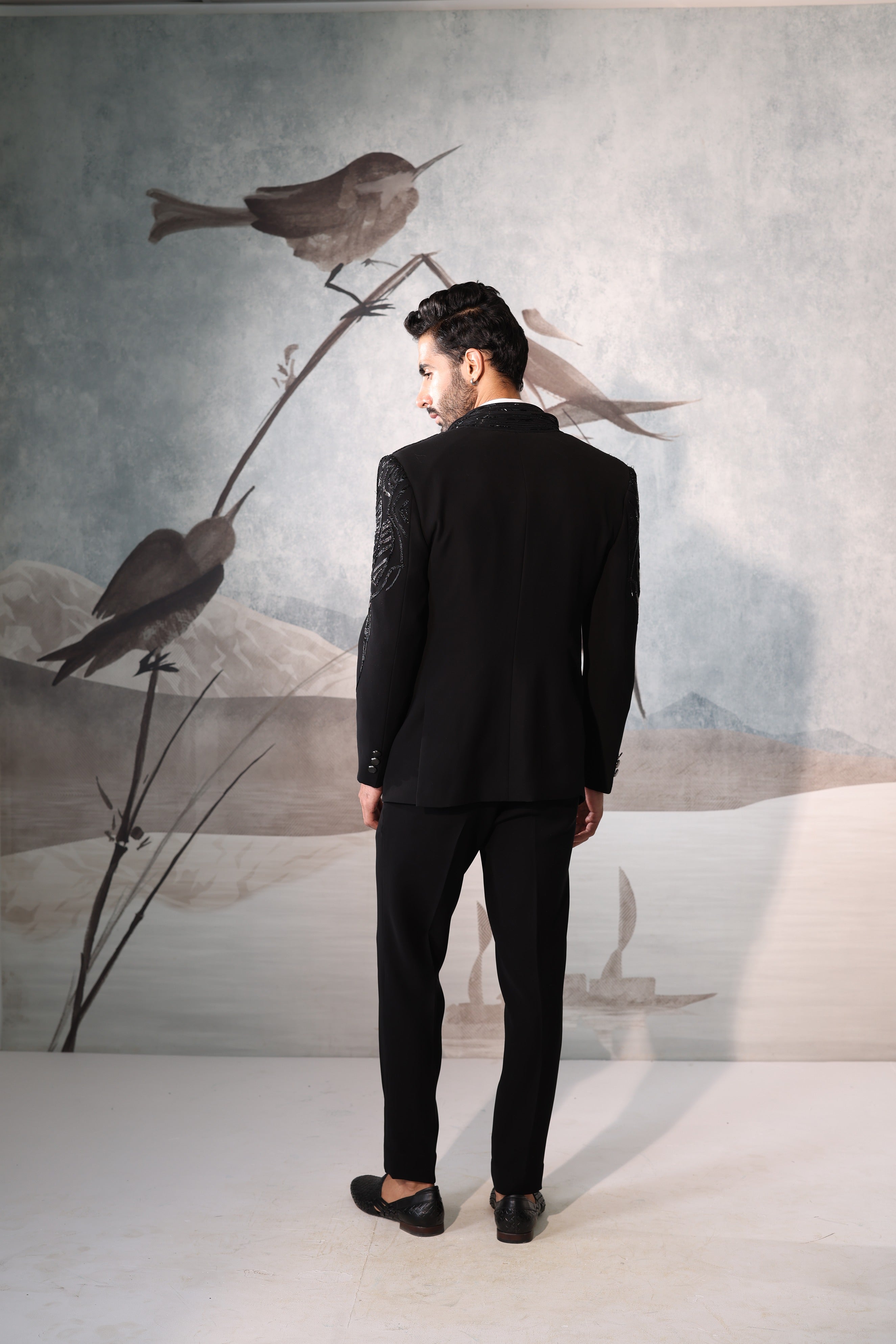 Black Tuxedo with sequence design