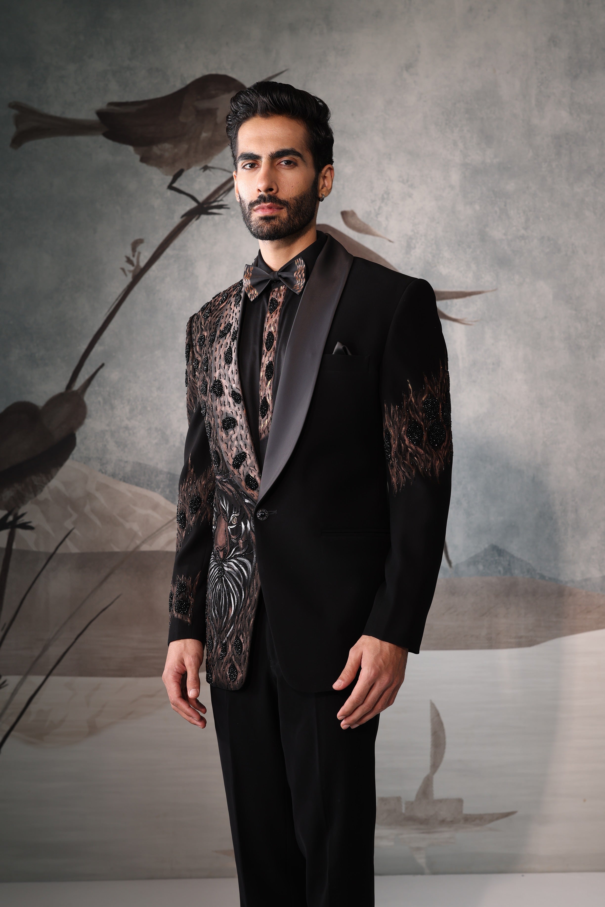 Men's tuxedo with dual design
