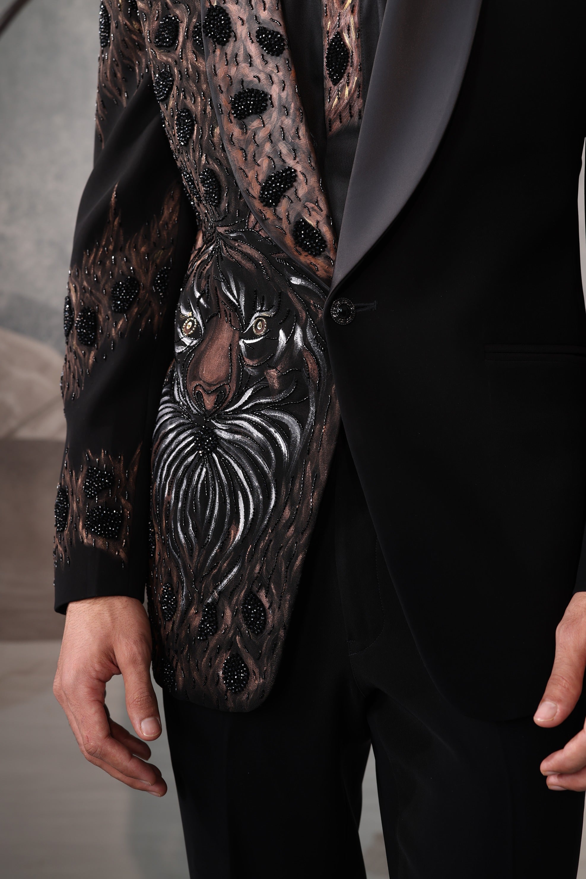 Men's tuxedo with dual design