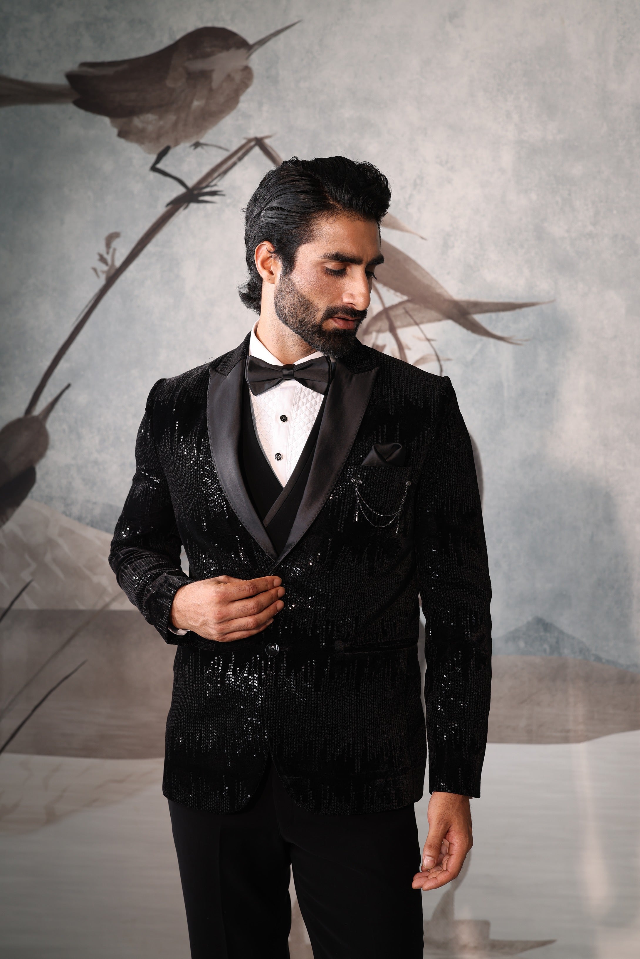 Mens moonshine tuxedo