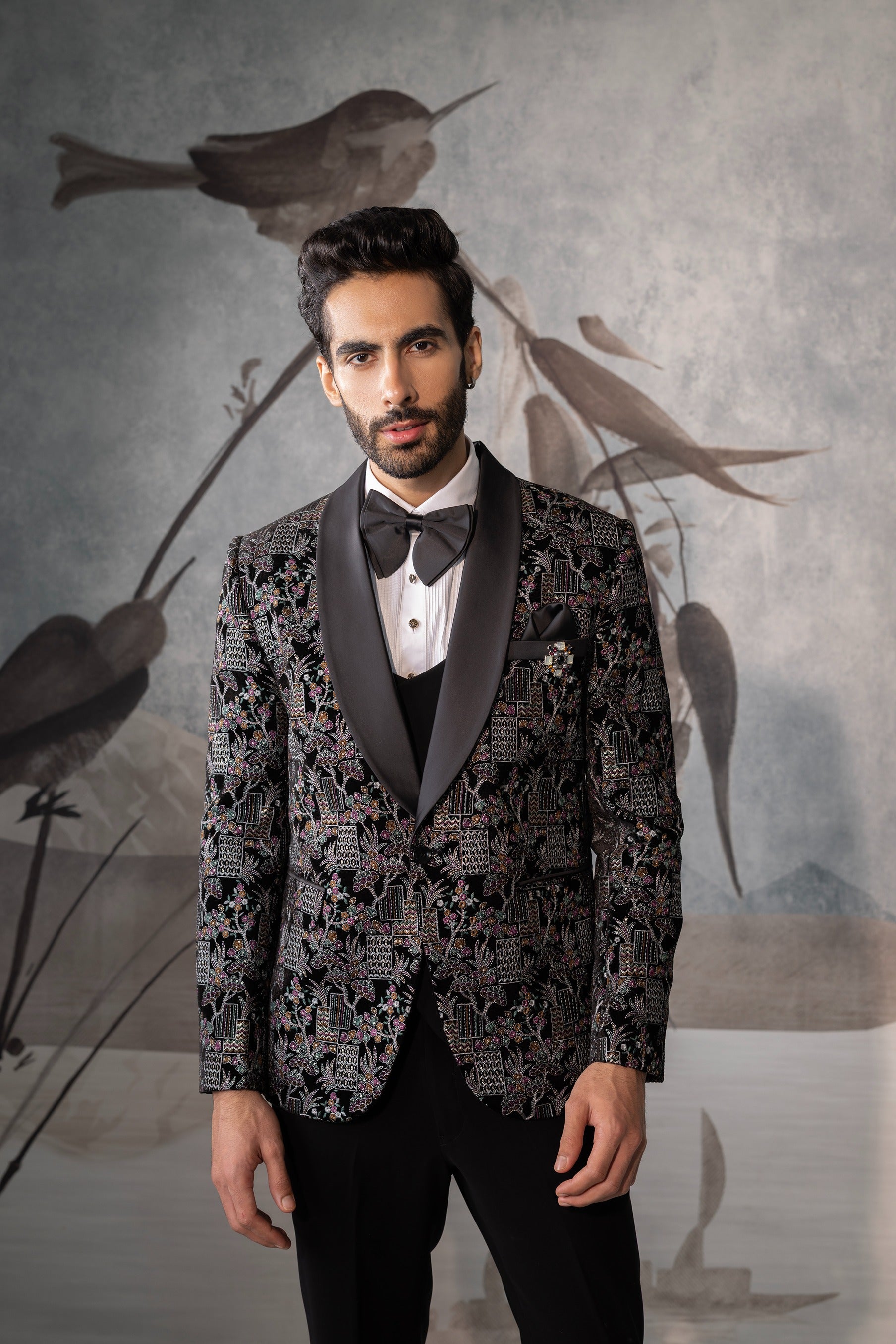 Nocturnal bloom tuxedo