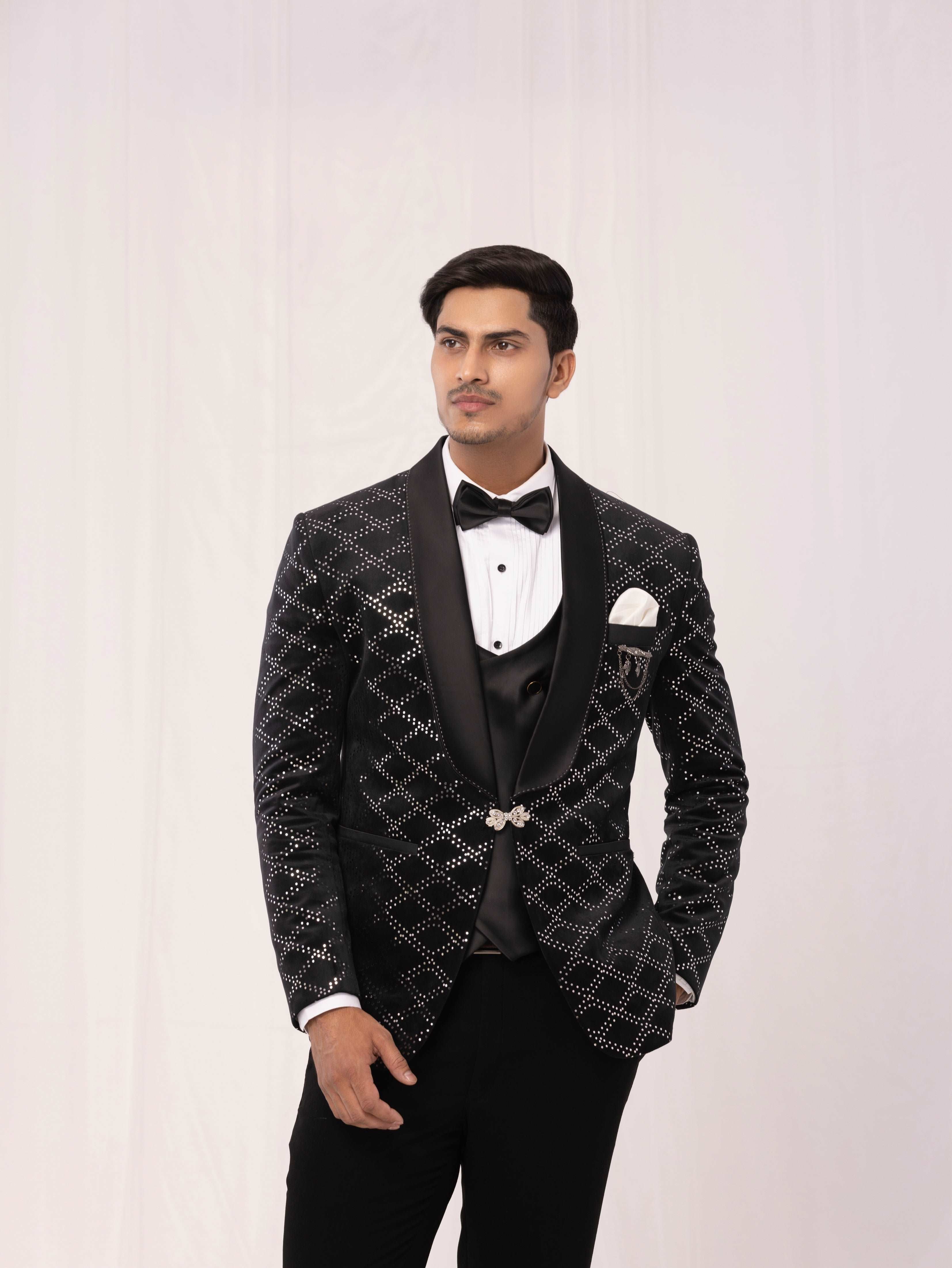 BLACK CELESTIAL TUXEDO