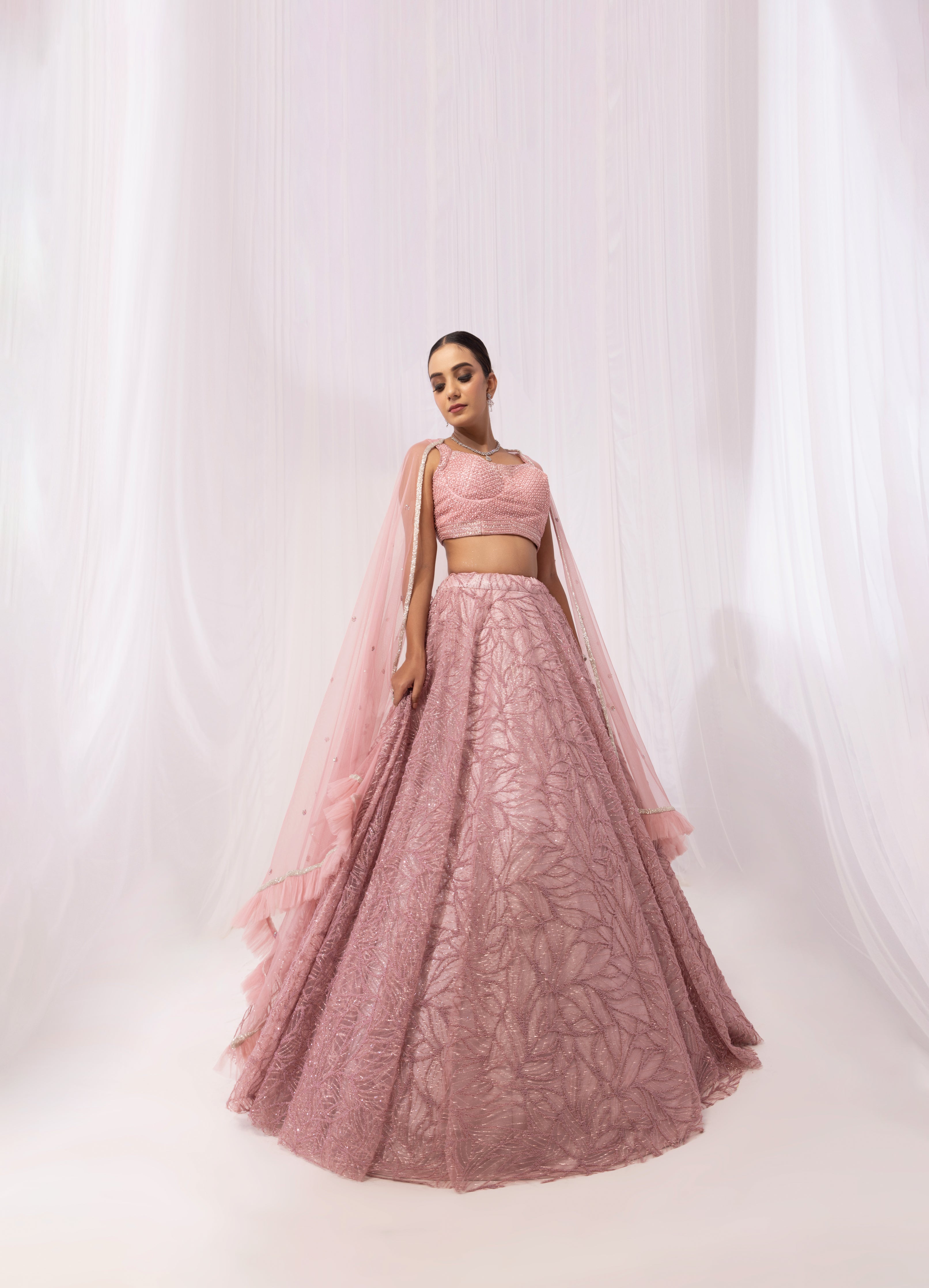 PINK DAZZLING LEHENGA