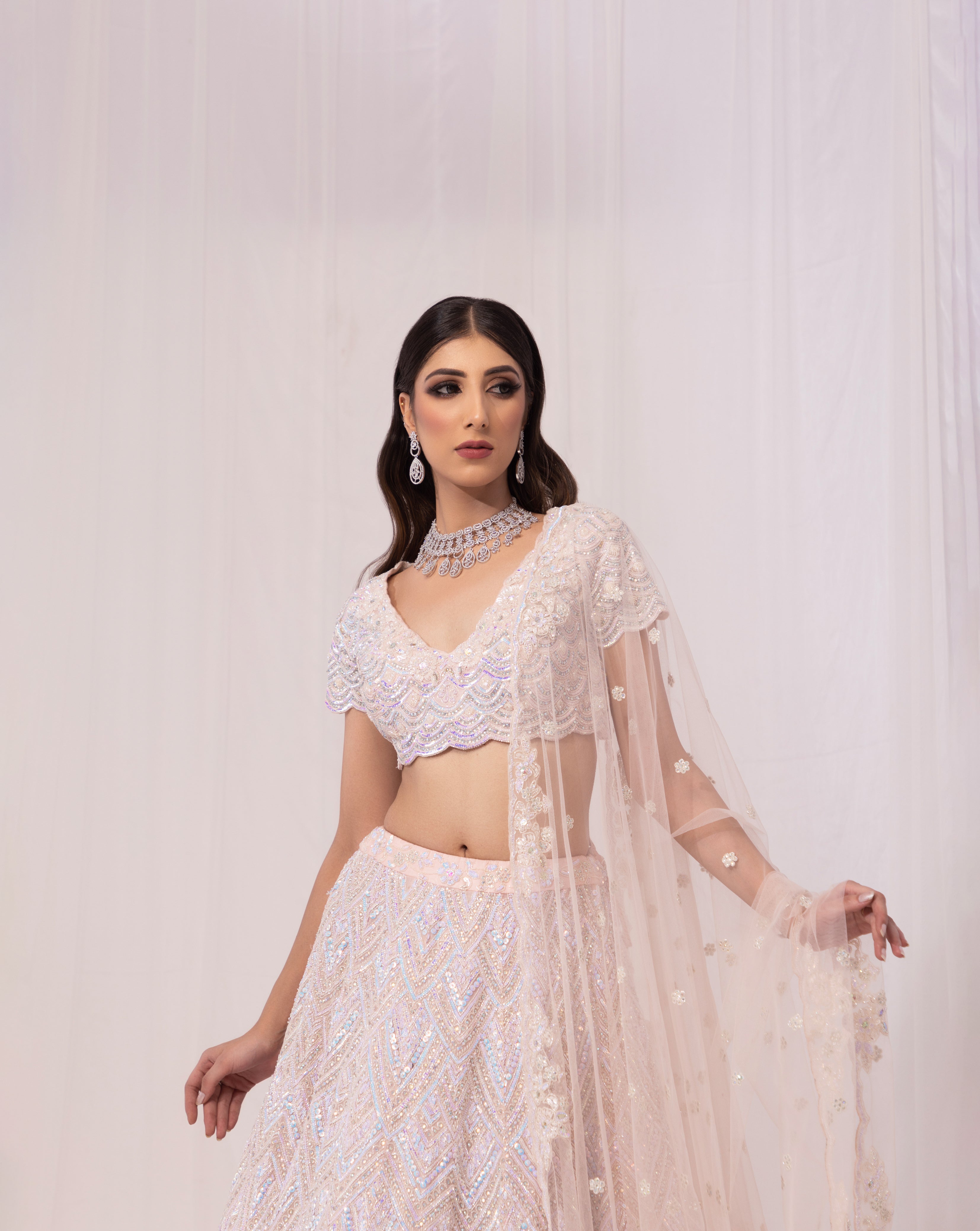 PINK GLEAM LEHENGA