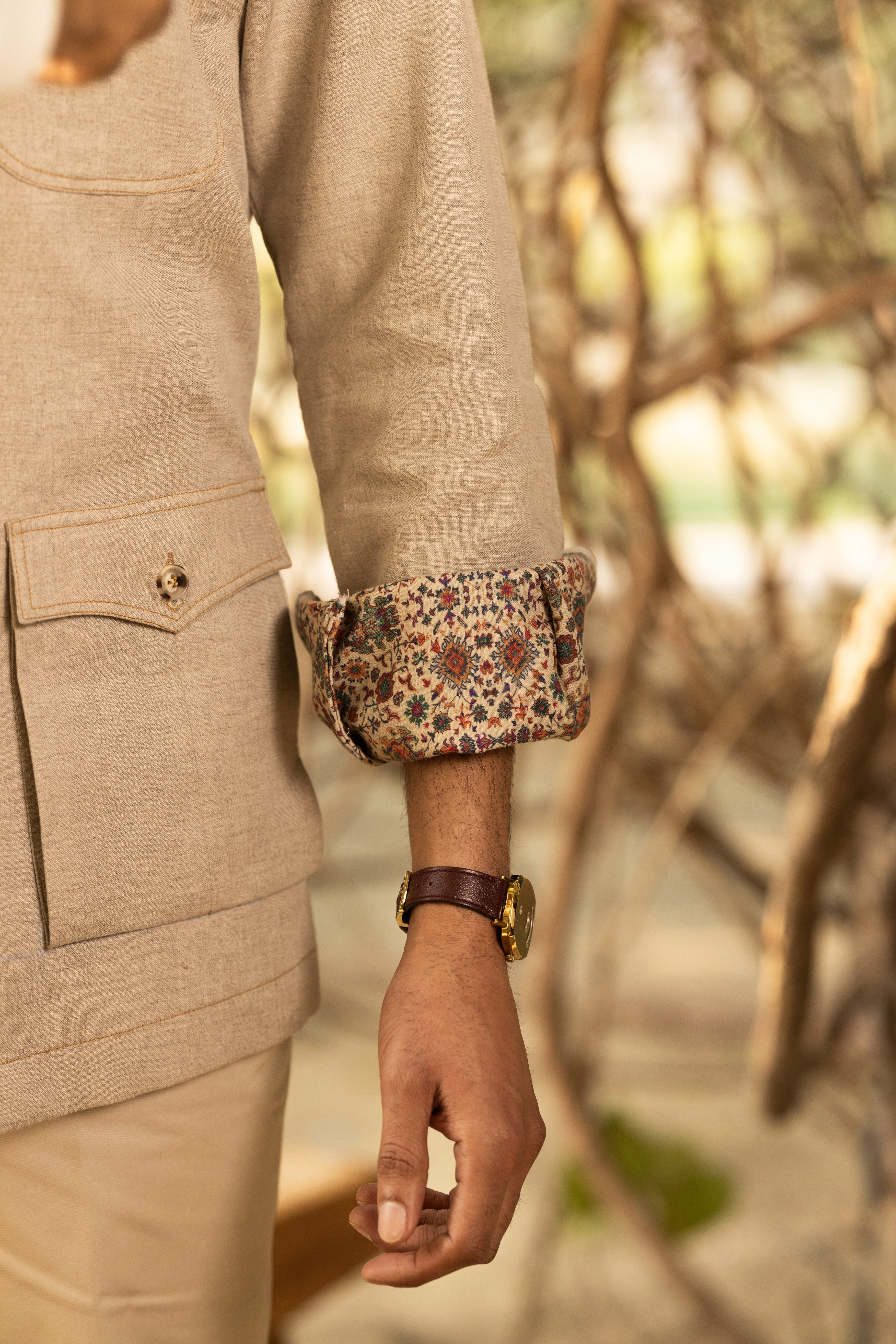 Light Brown Safari Shirt