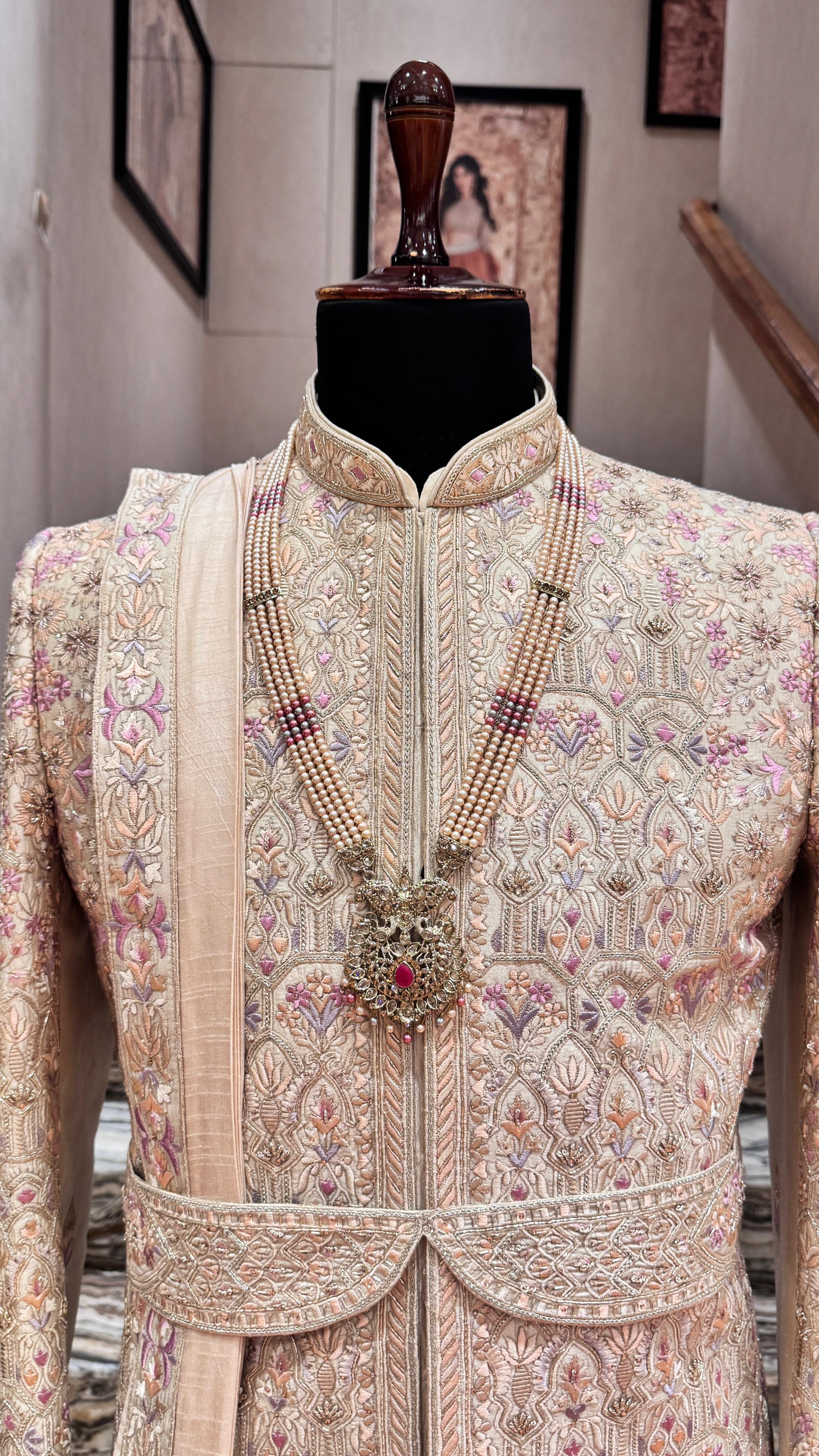 Dusty Rose Royal Sherwani