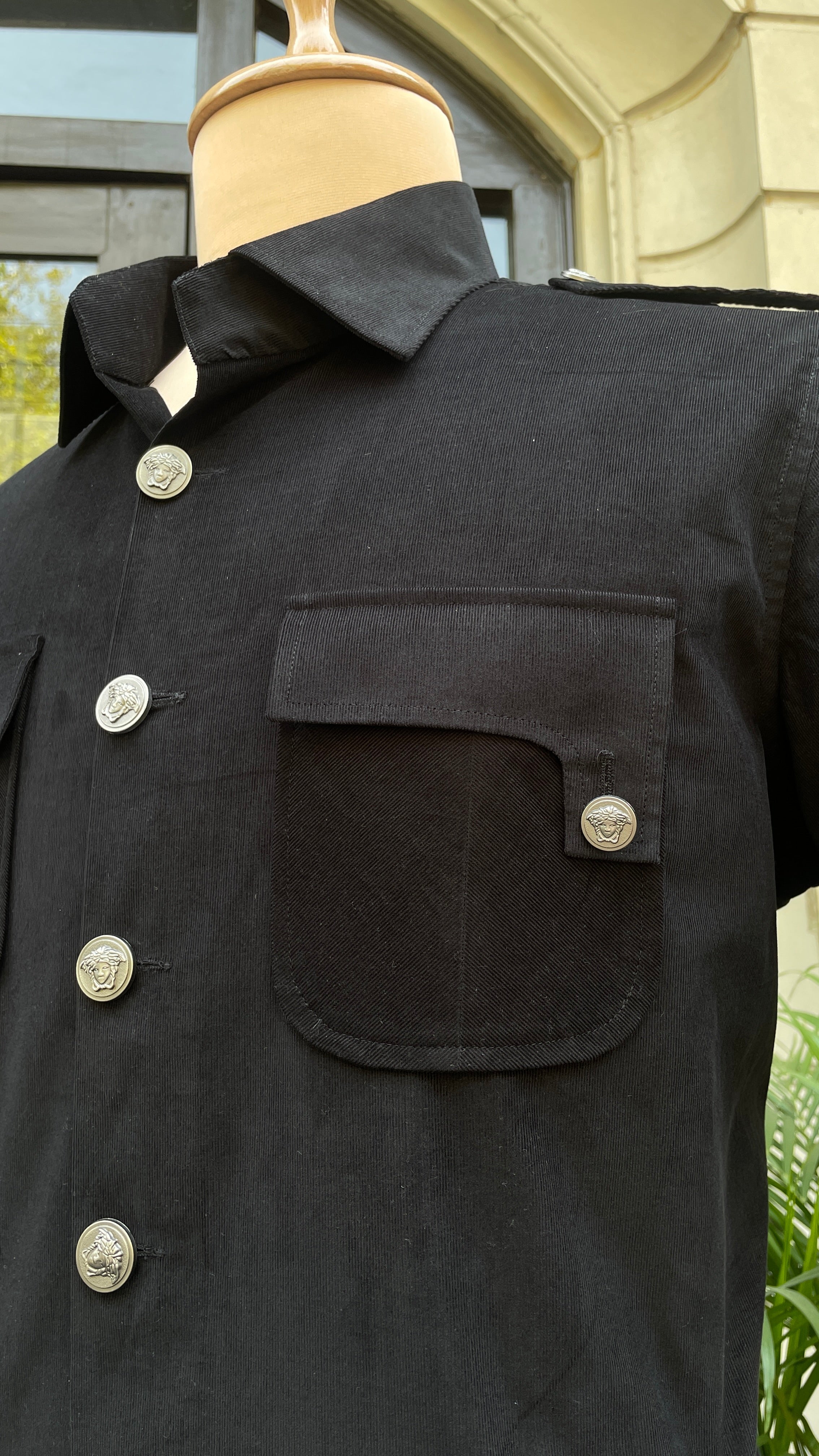 Black Corduroy Shirts