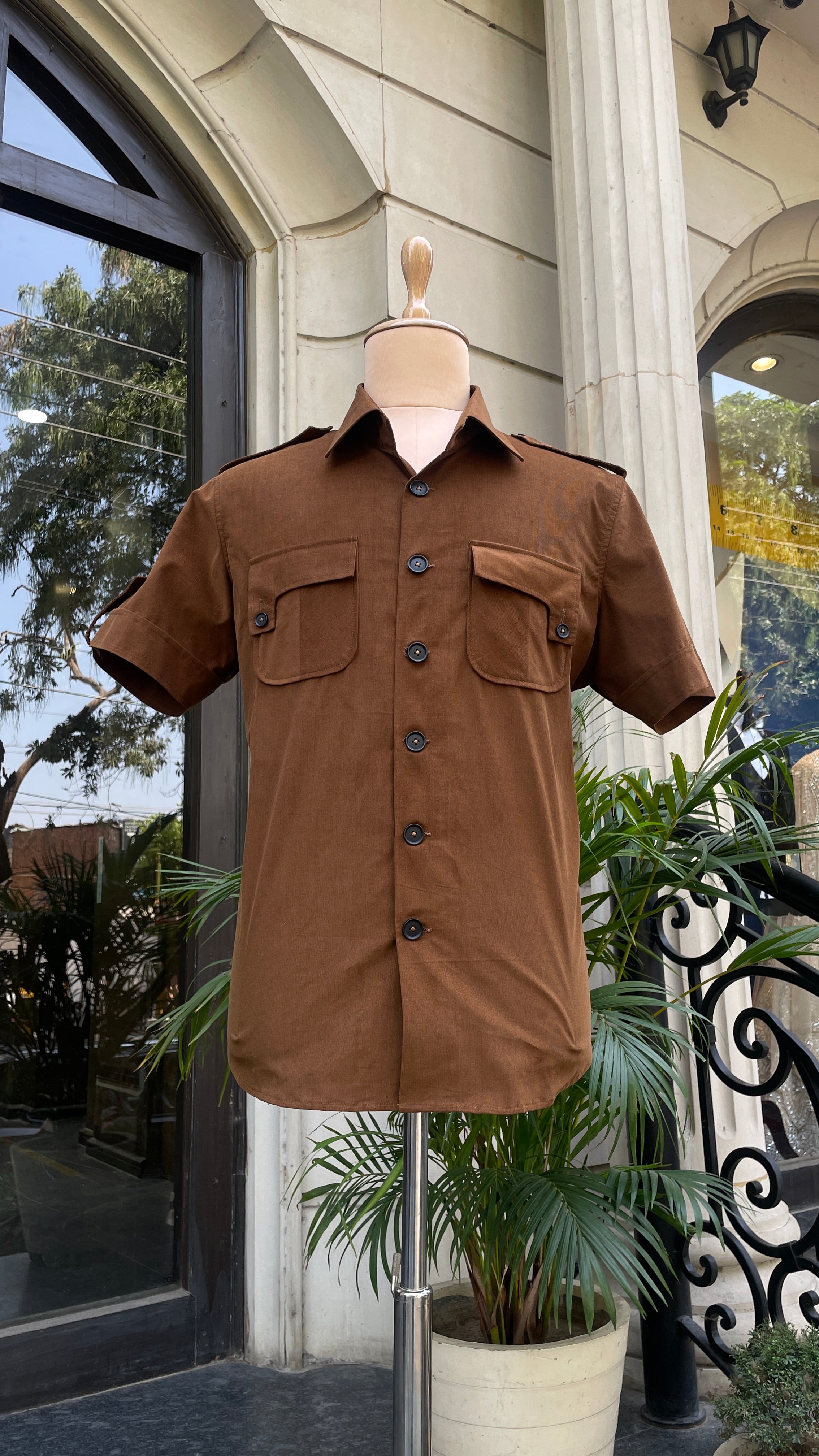 Brown Corduroy Shirts