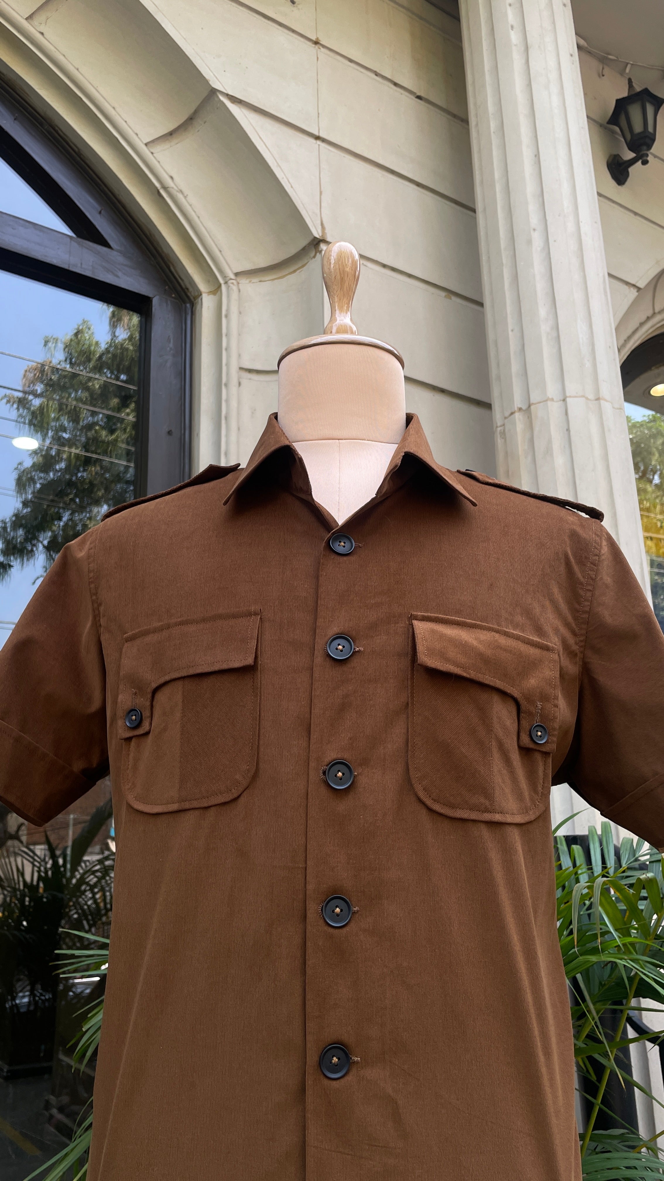 Brown Corduroy Shirts