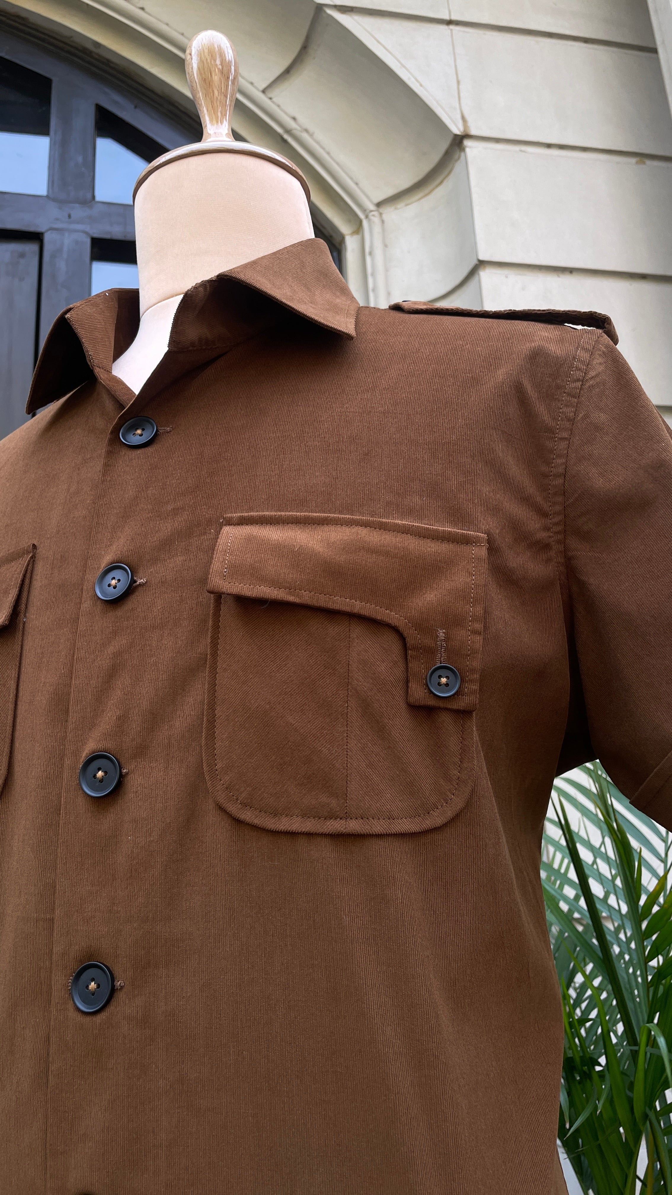 Brown Corduroy Shirts