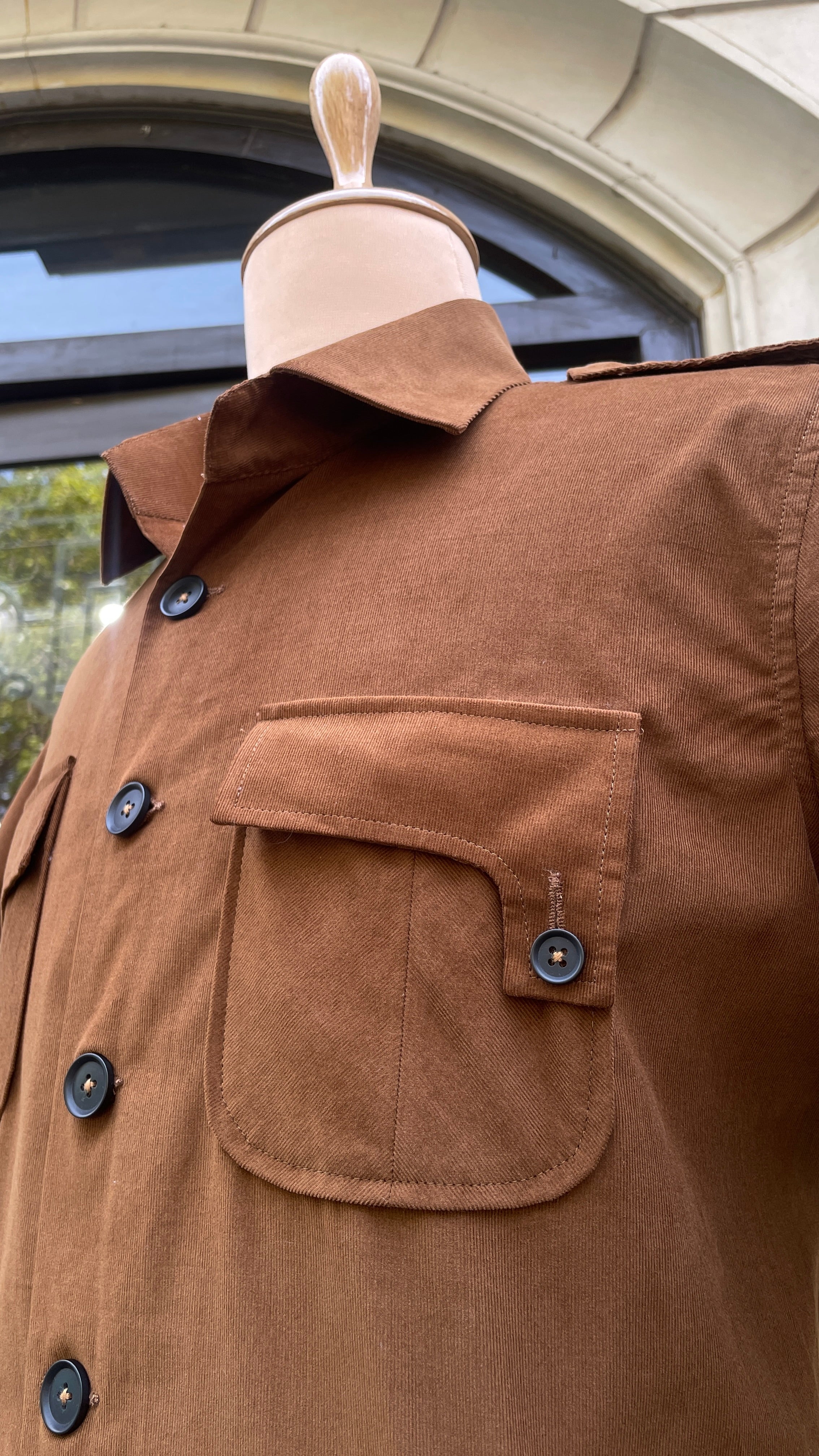 Brown Corduroy Shirts