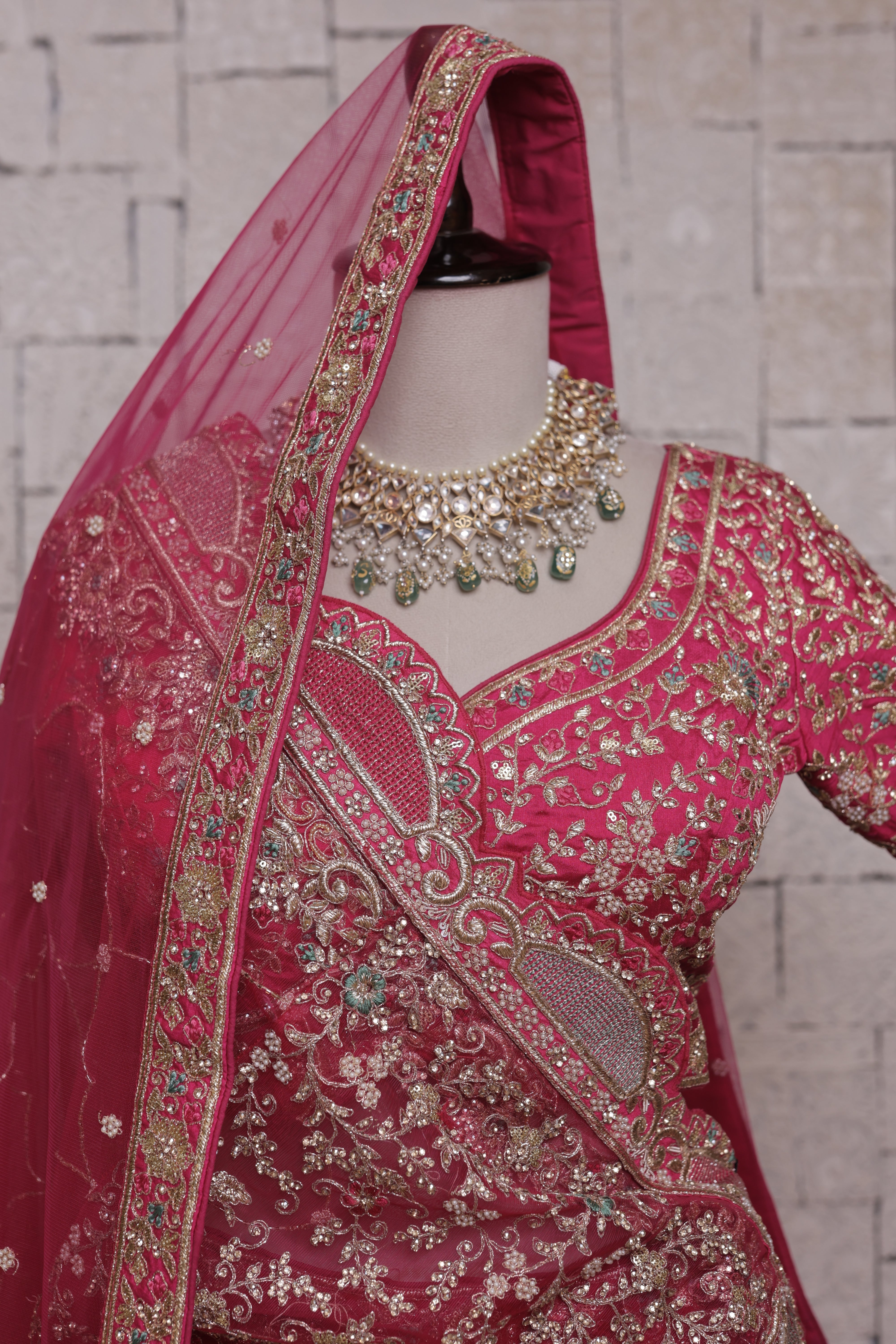 Rani Bridal lehenga