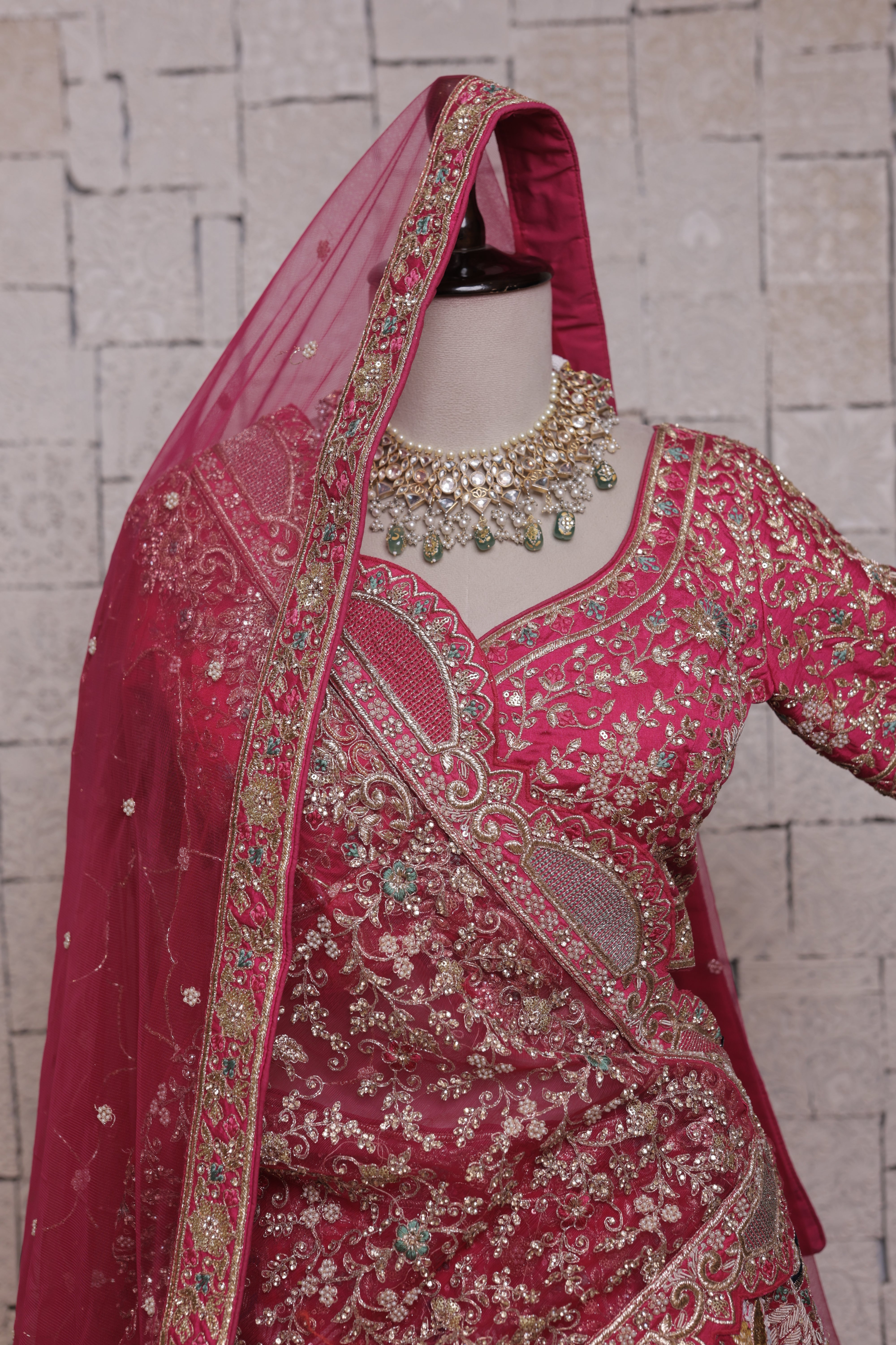 Rani Bridal lehenga