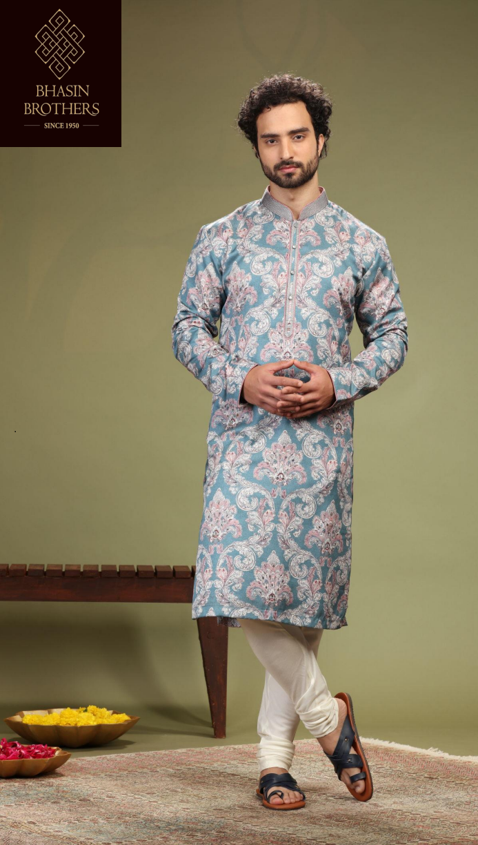 Floral print kurta