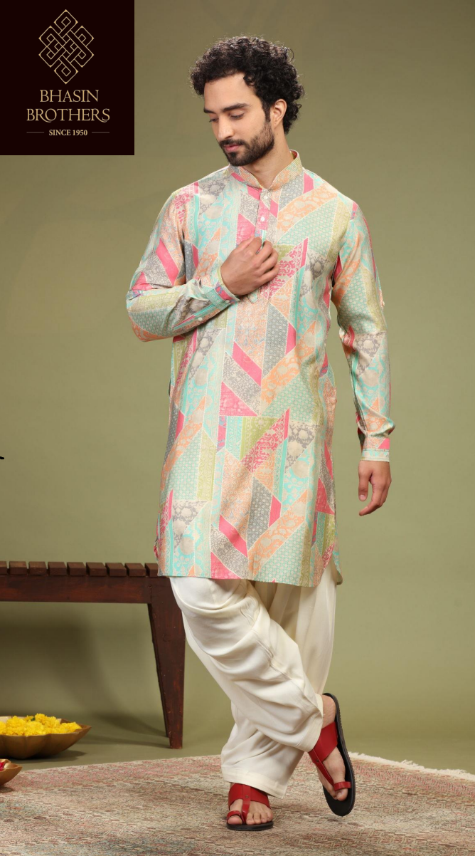 Multi printed kurta