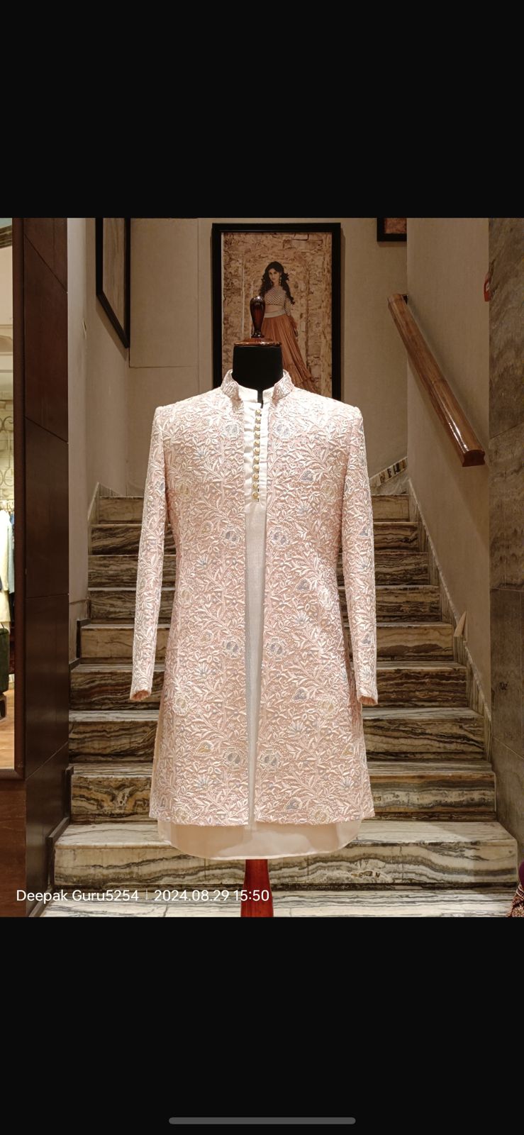 Chikankari jacket set - pret collection