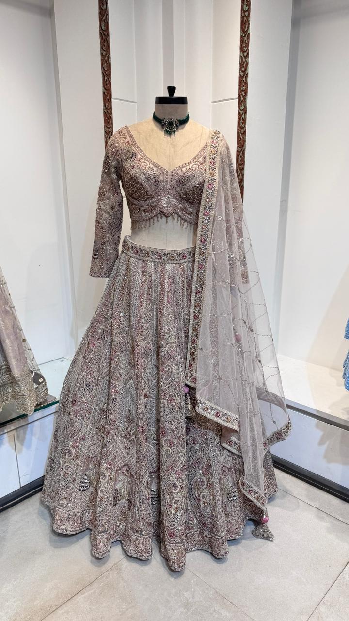 Dusty pink lehenga