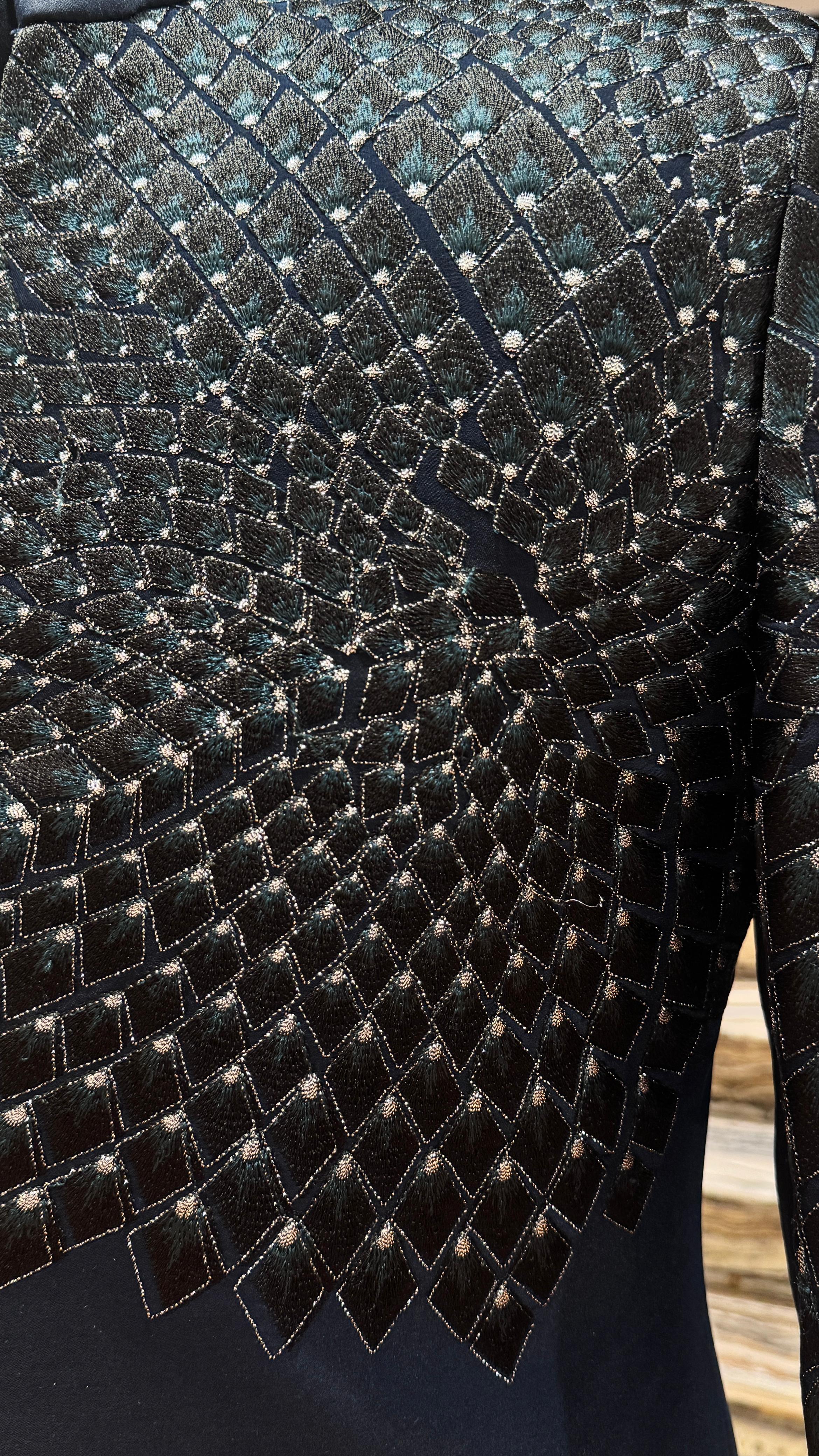 Blue mosaic indo-Western