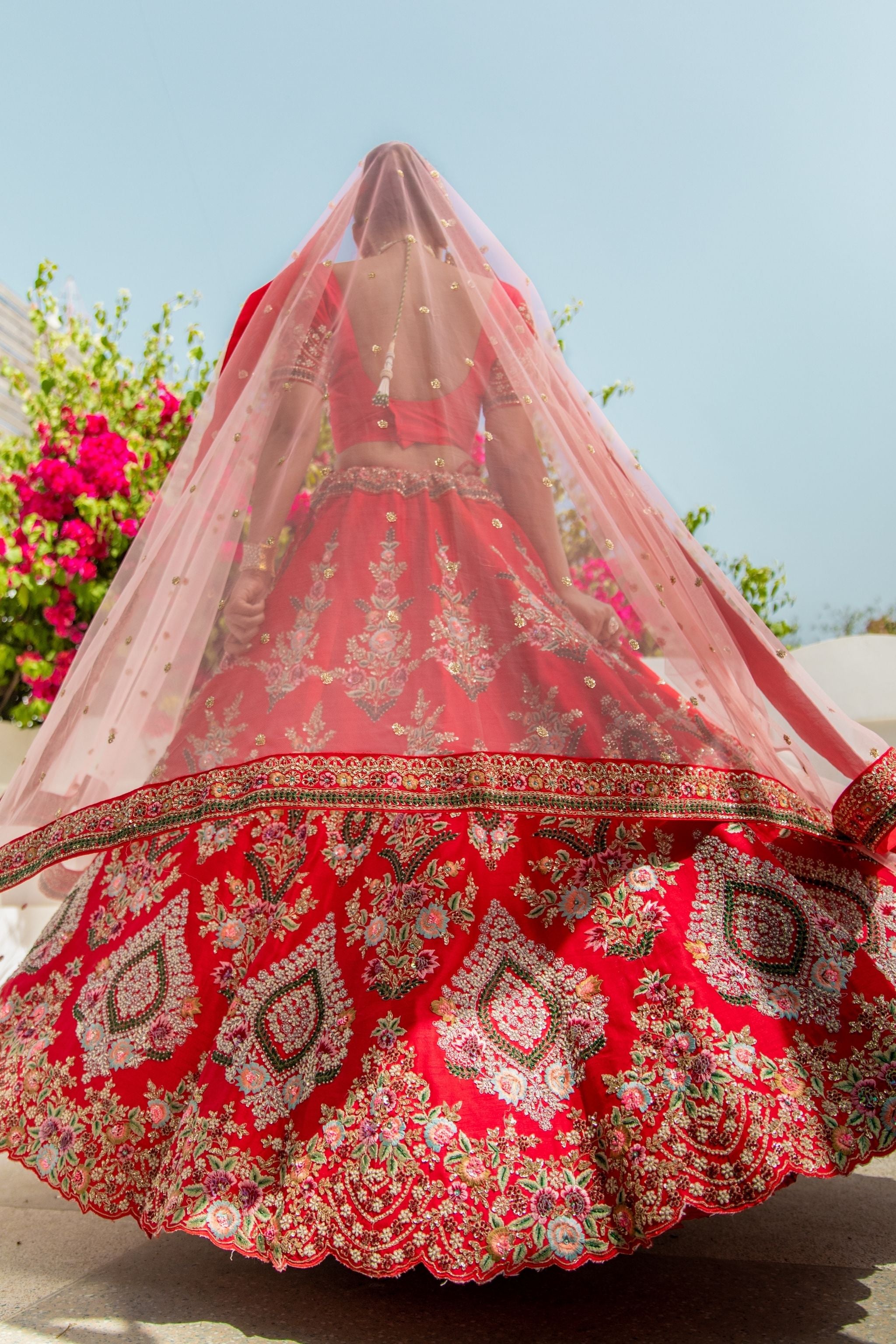 Royal Red Lehenga