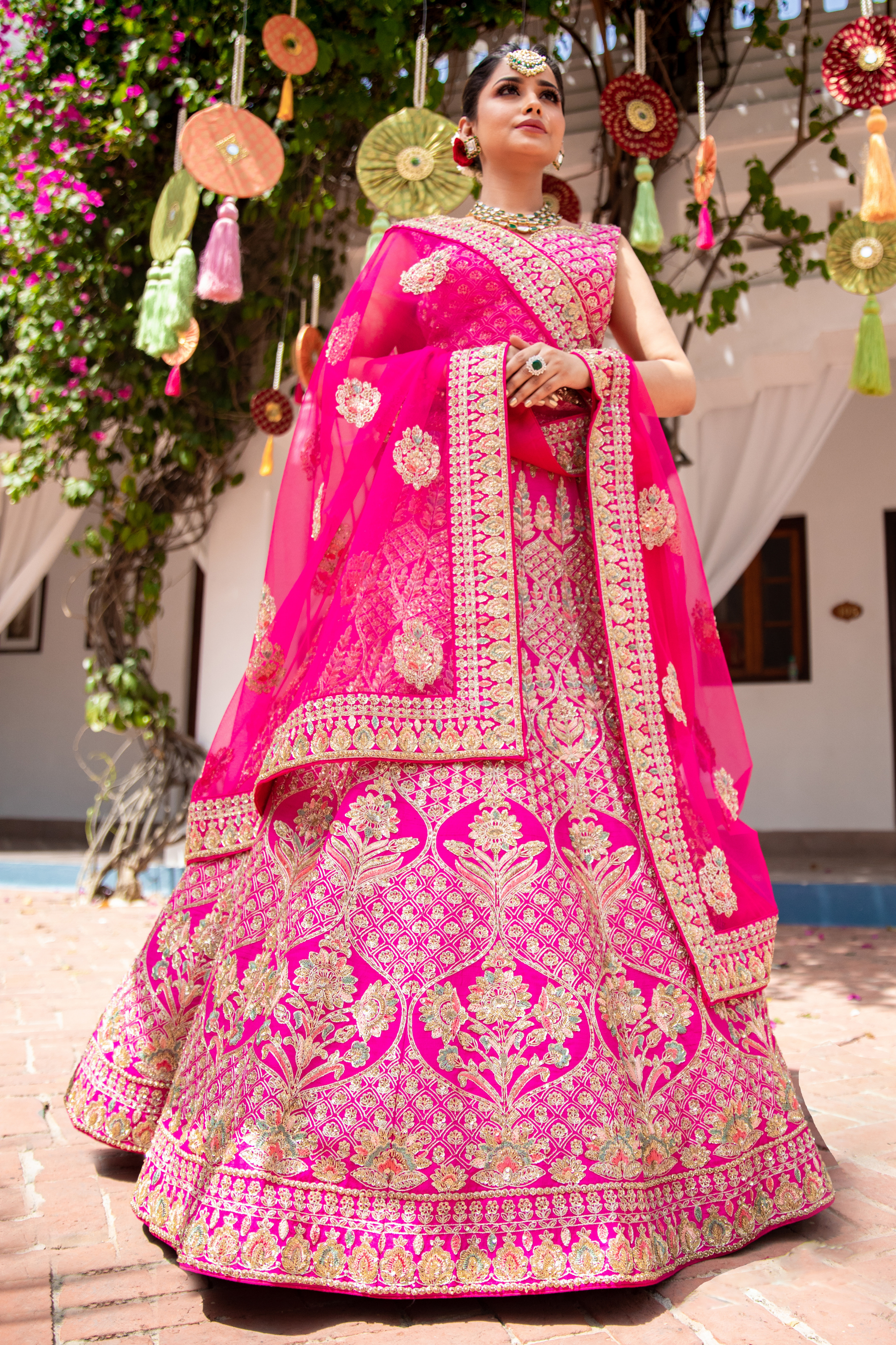 Pretentious Pink Lehenga
