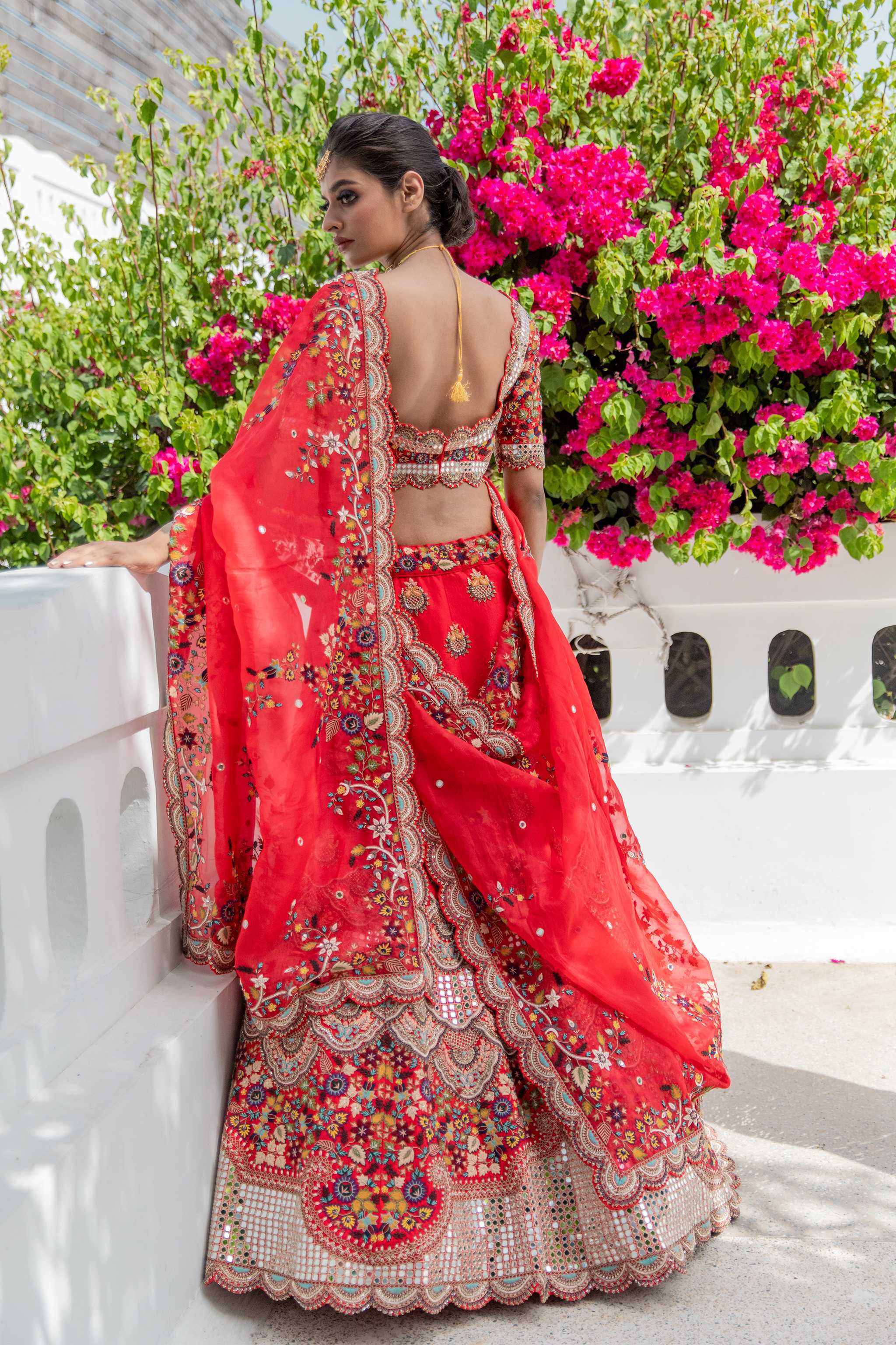 Mirror Work Lehenga