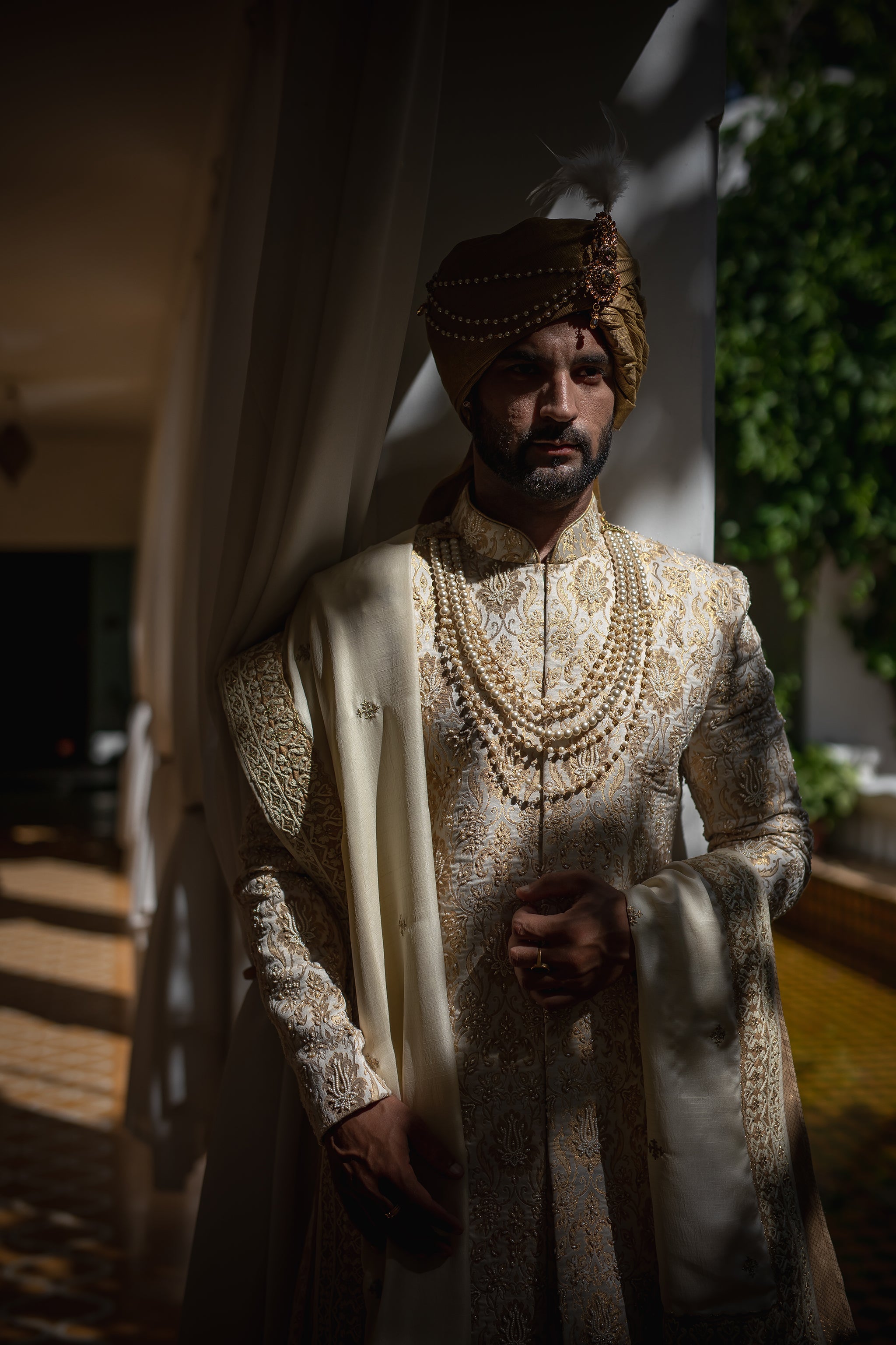 Raj Mahal Sherwani (Accessories Included)
