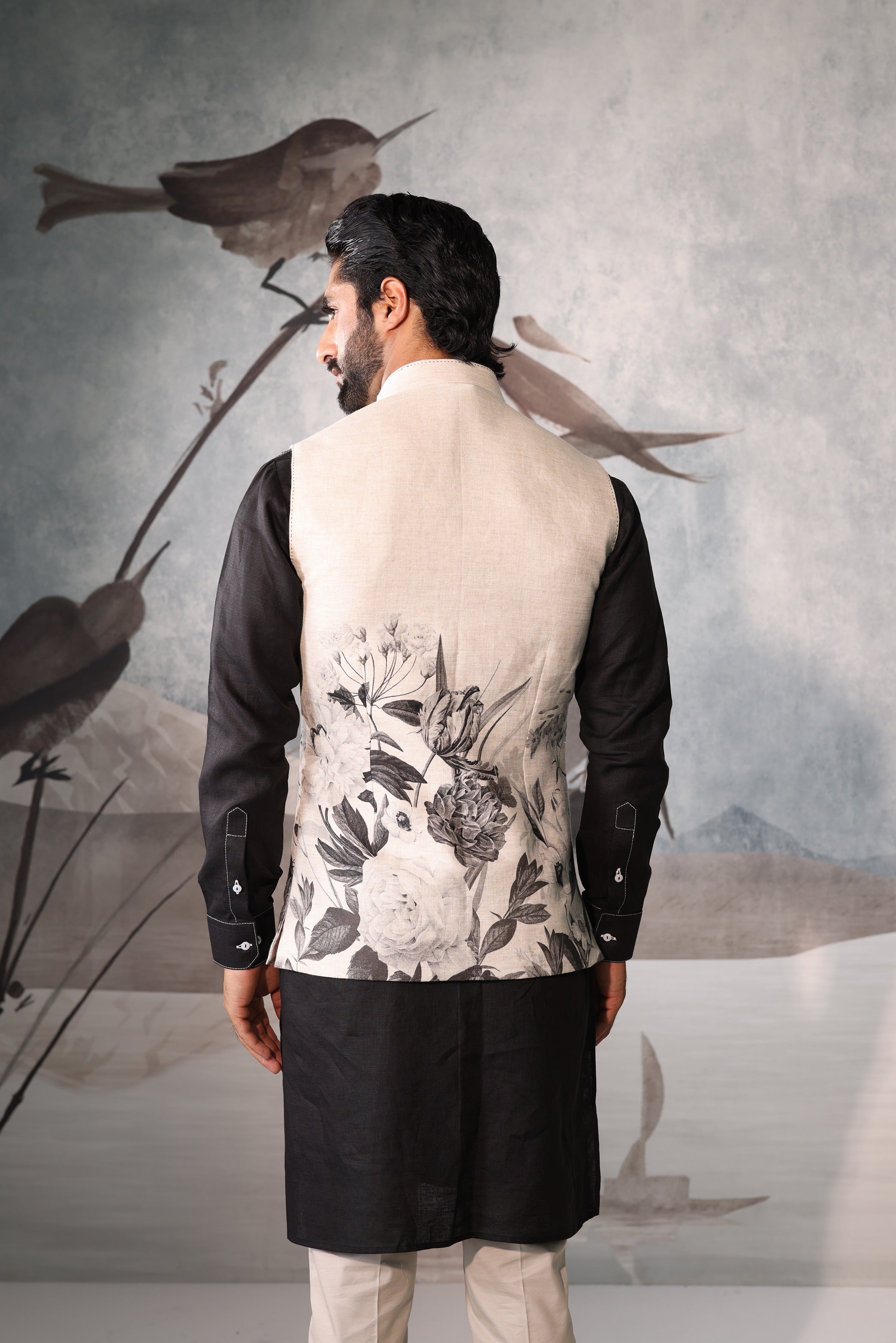 Floral design sadri set