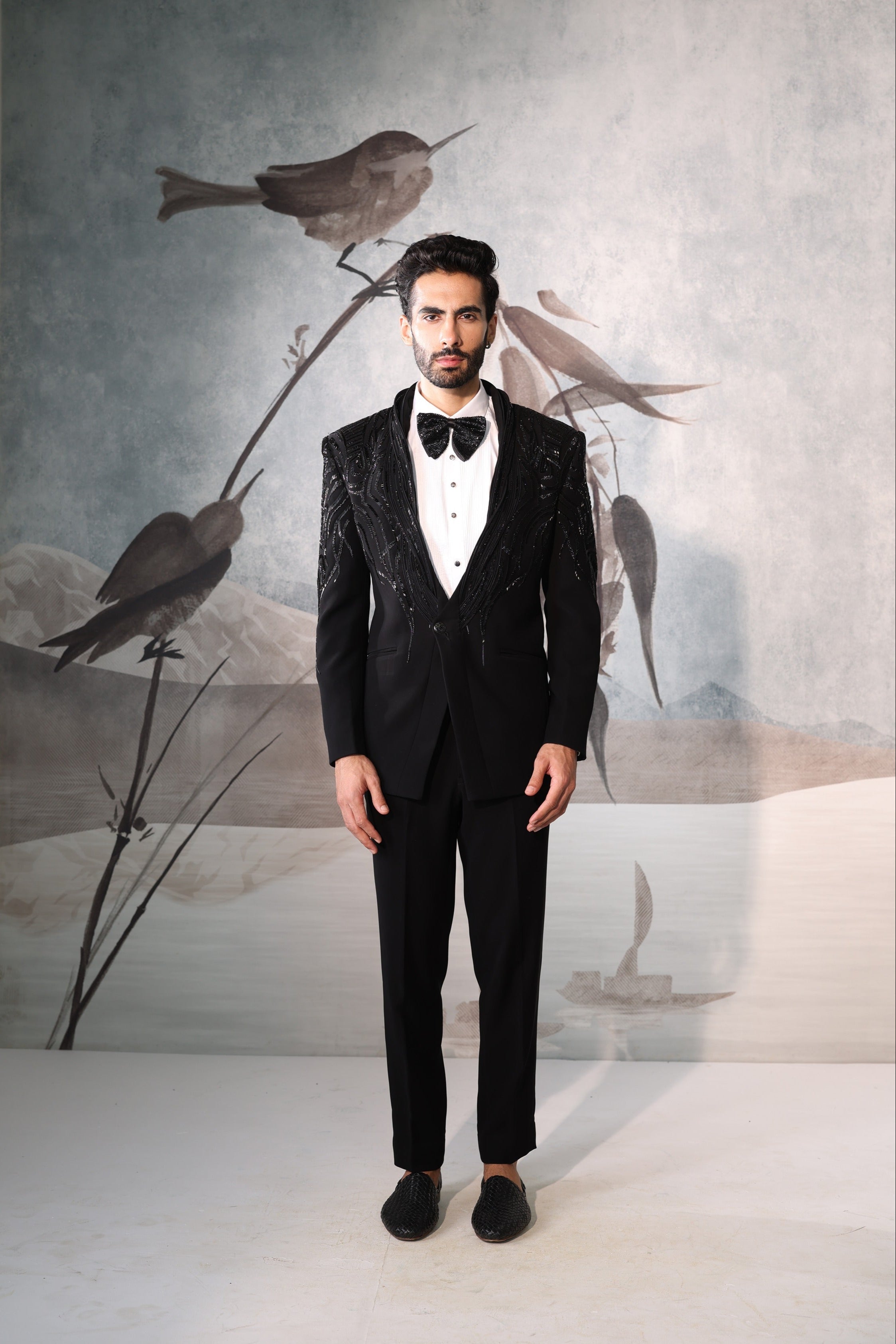 Black Tuxedo with sequence design