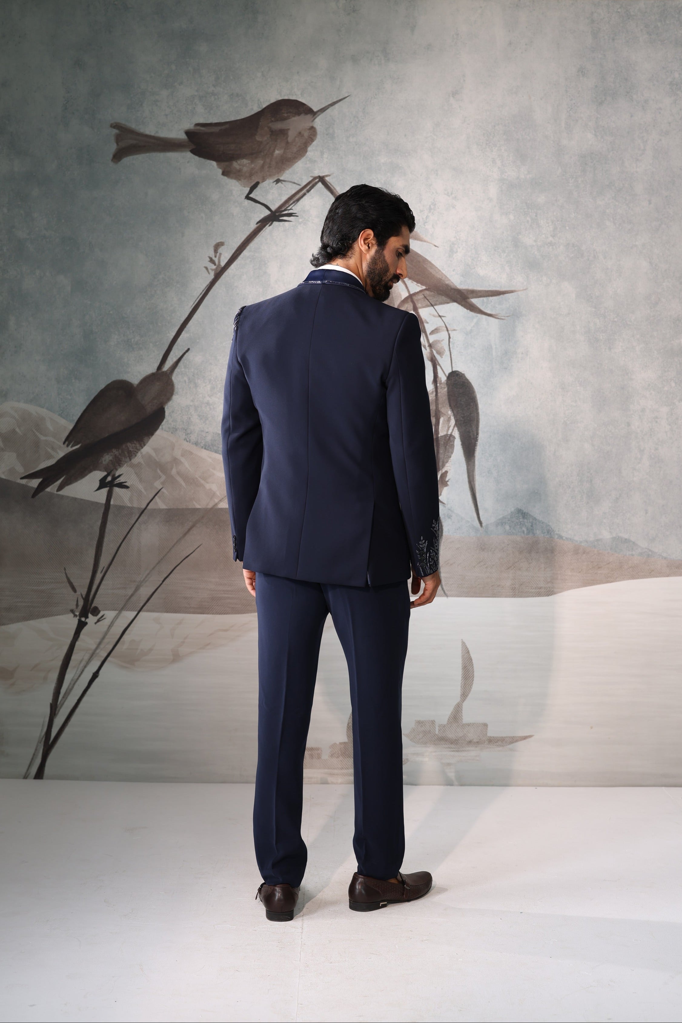 Men's Slim Fit Blue Suit