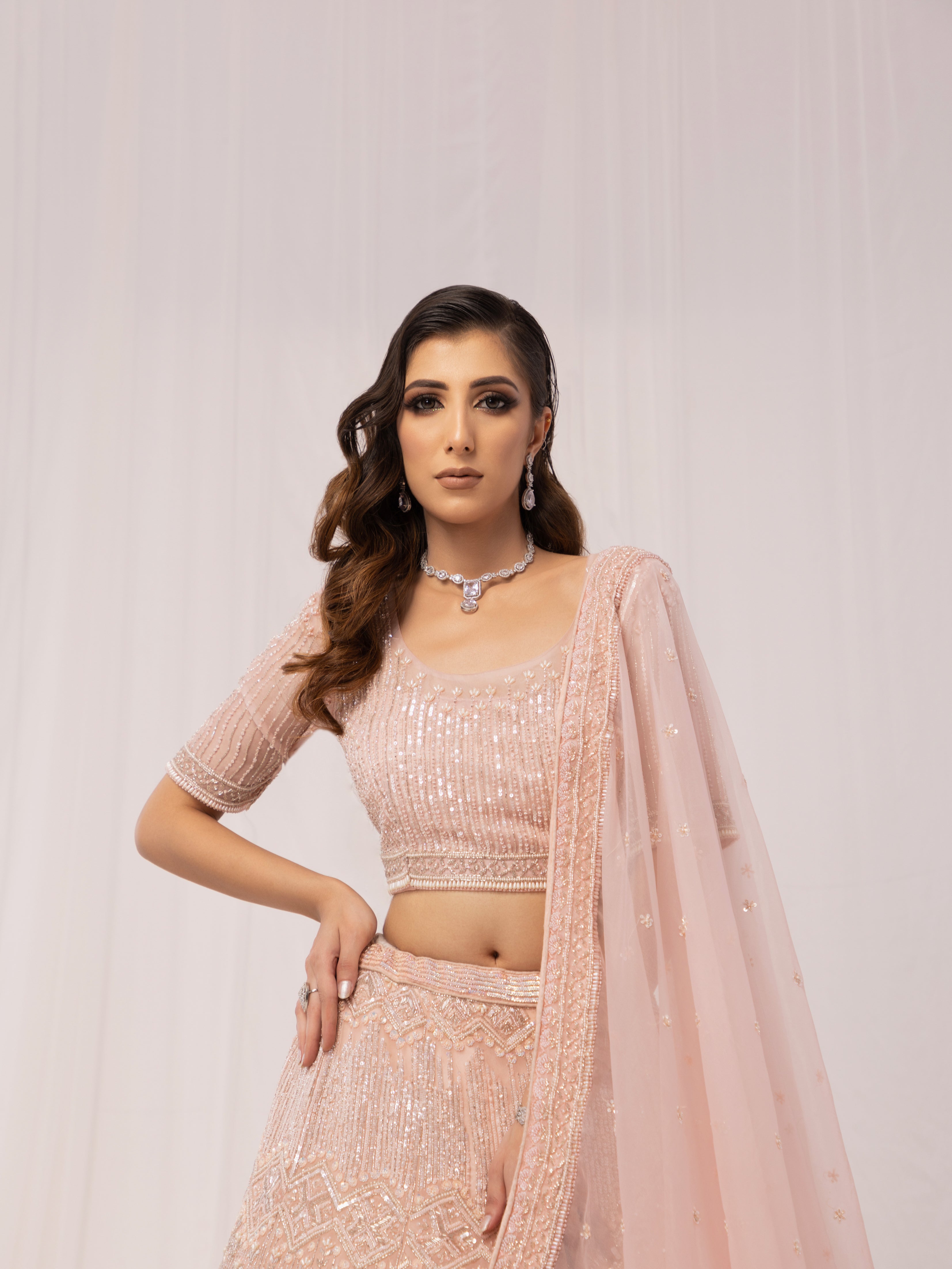 Dazzling Pink Lehenga