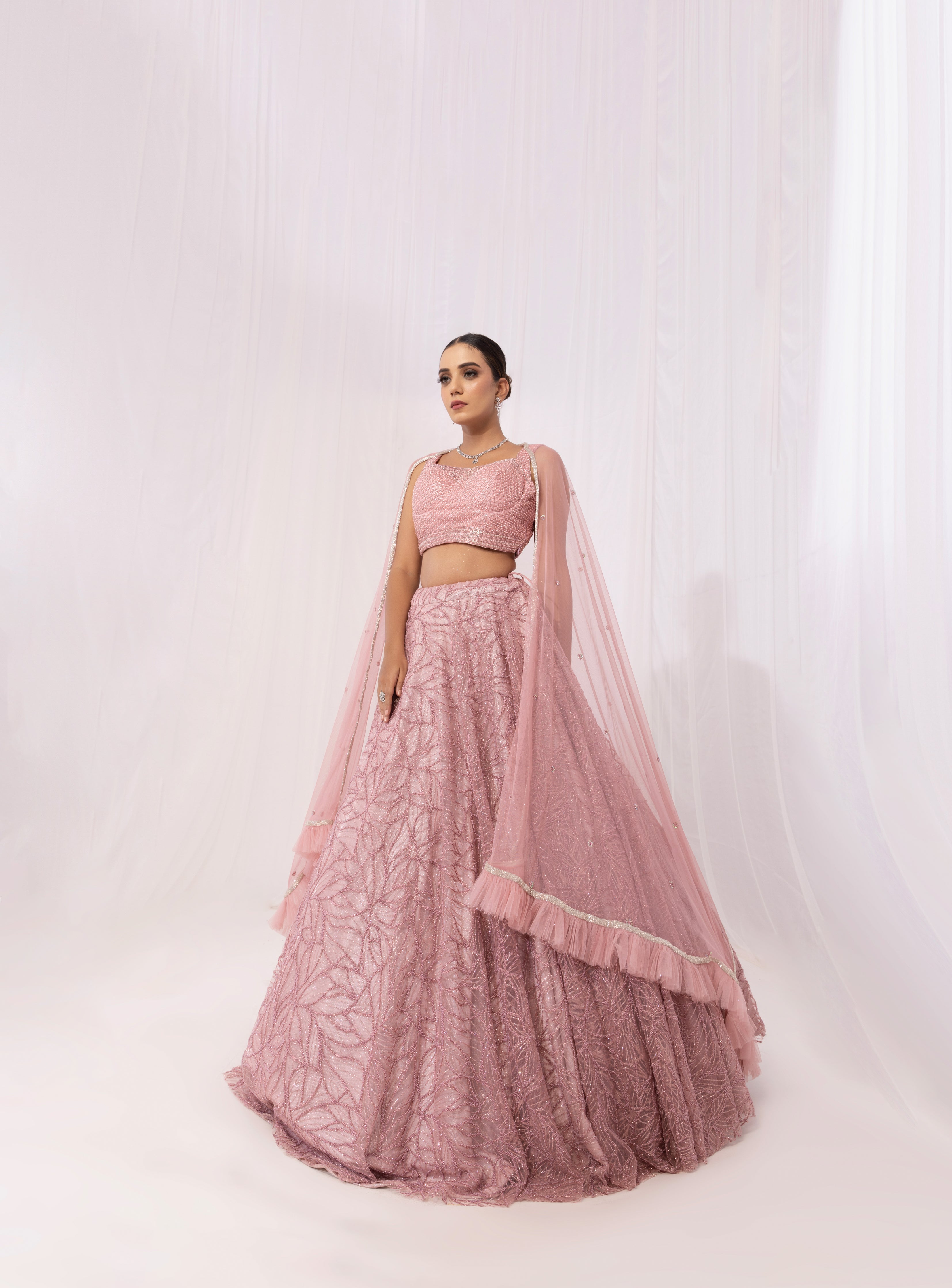 PINK DAZZLING LEHENGA