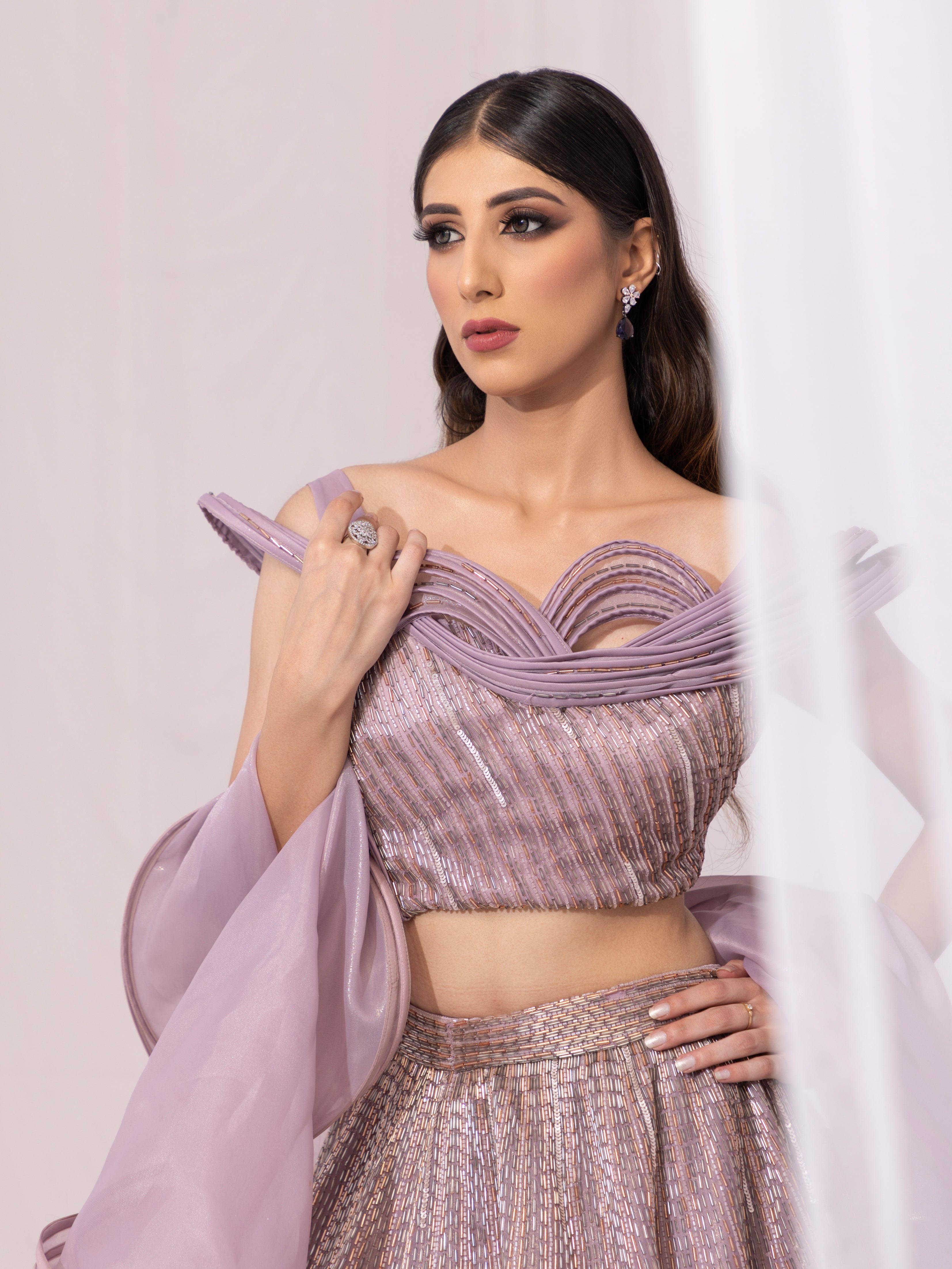 THE GLISTENING GODDESS LEHENGA