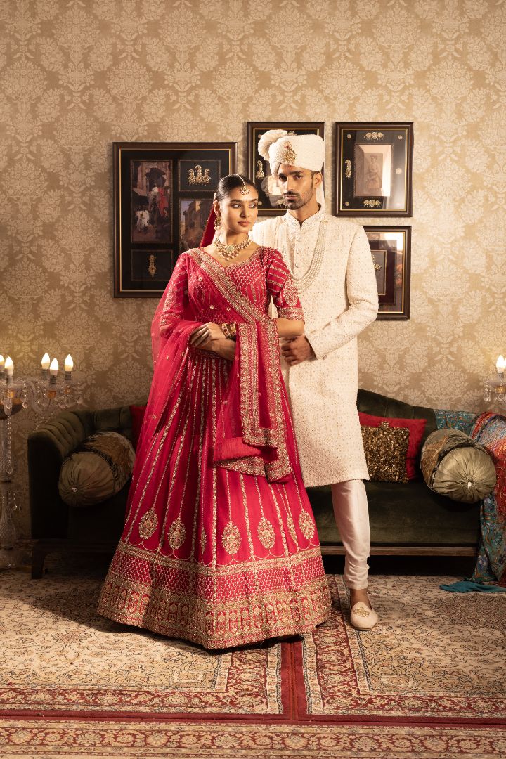 Pink Bridal Lehenga