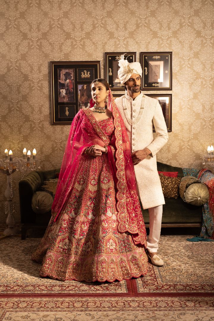 Rani lehenga for Bride