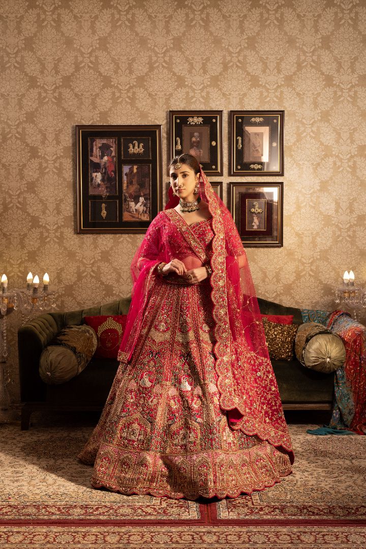 Rani lehenga for Bride