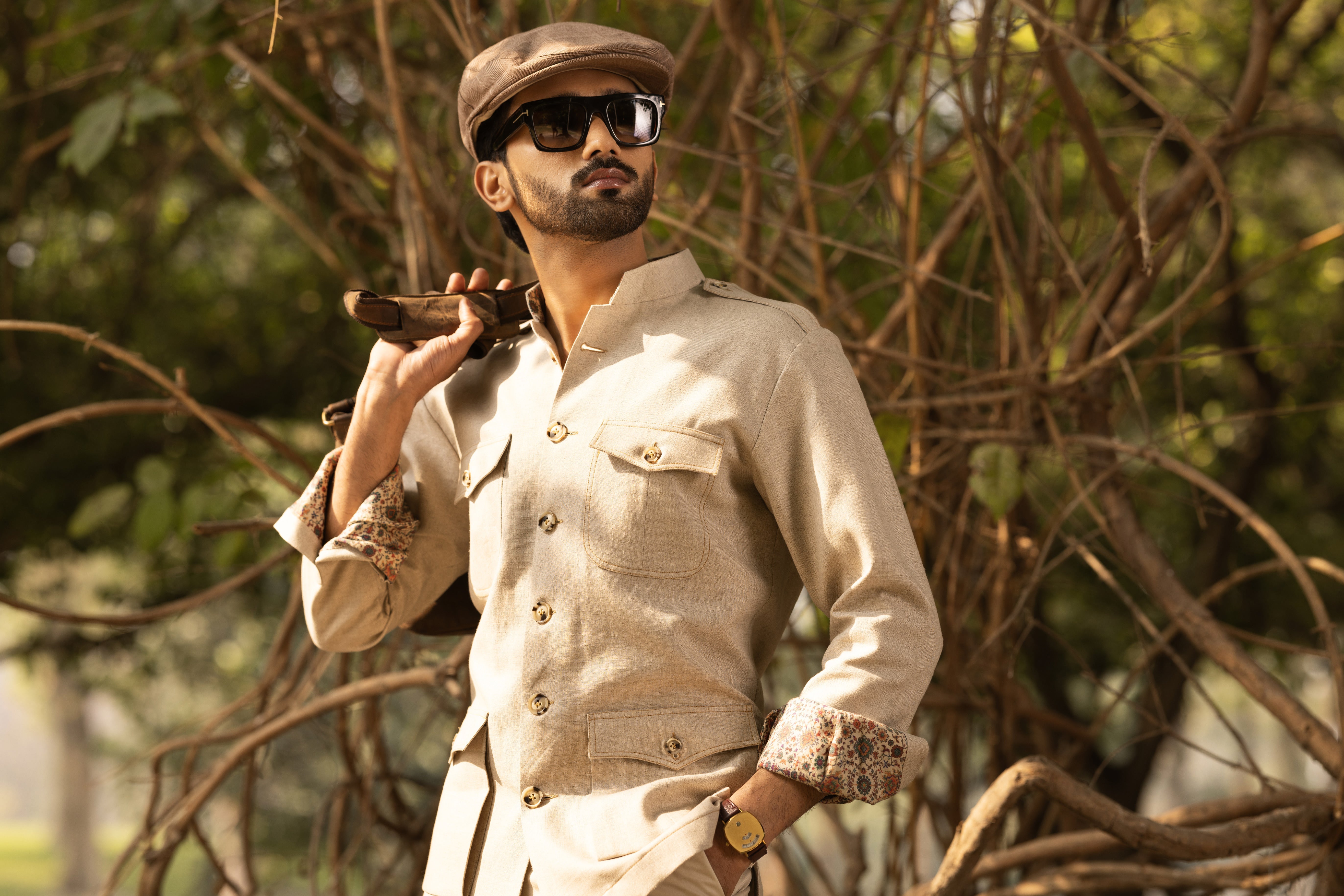 Light Brown Safari Shirt