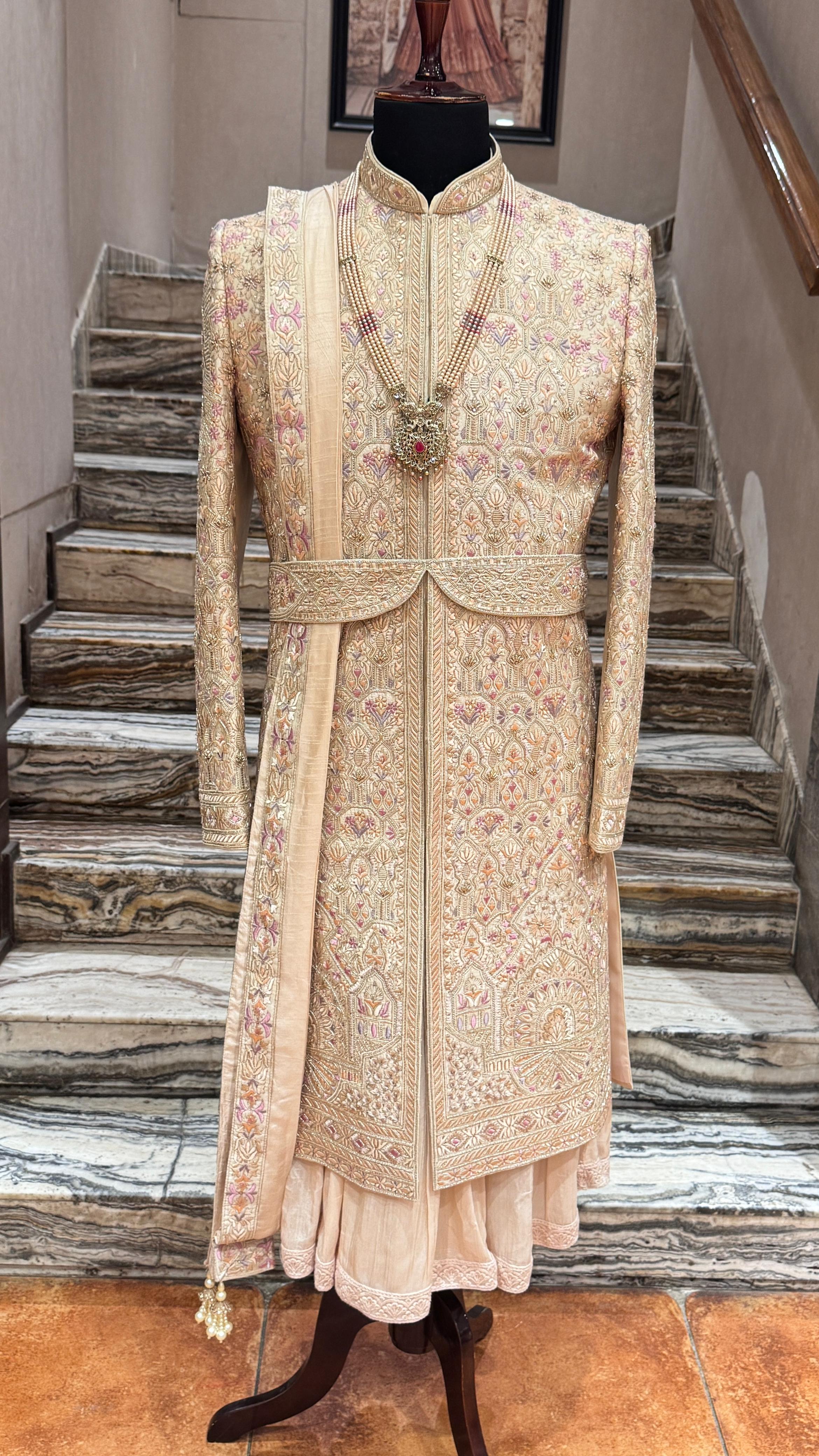 Dusty Rose Royal Sherwani