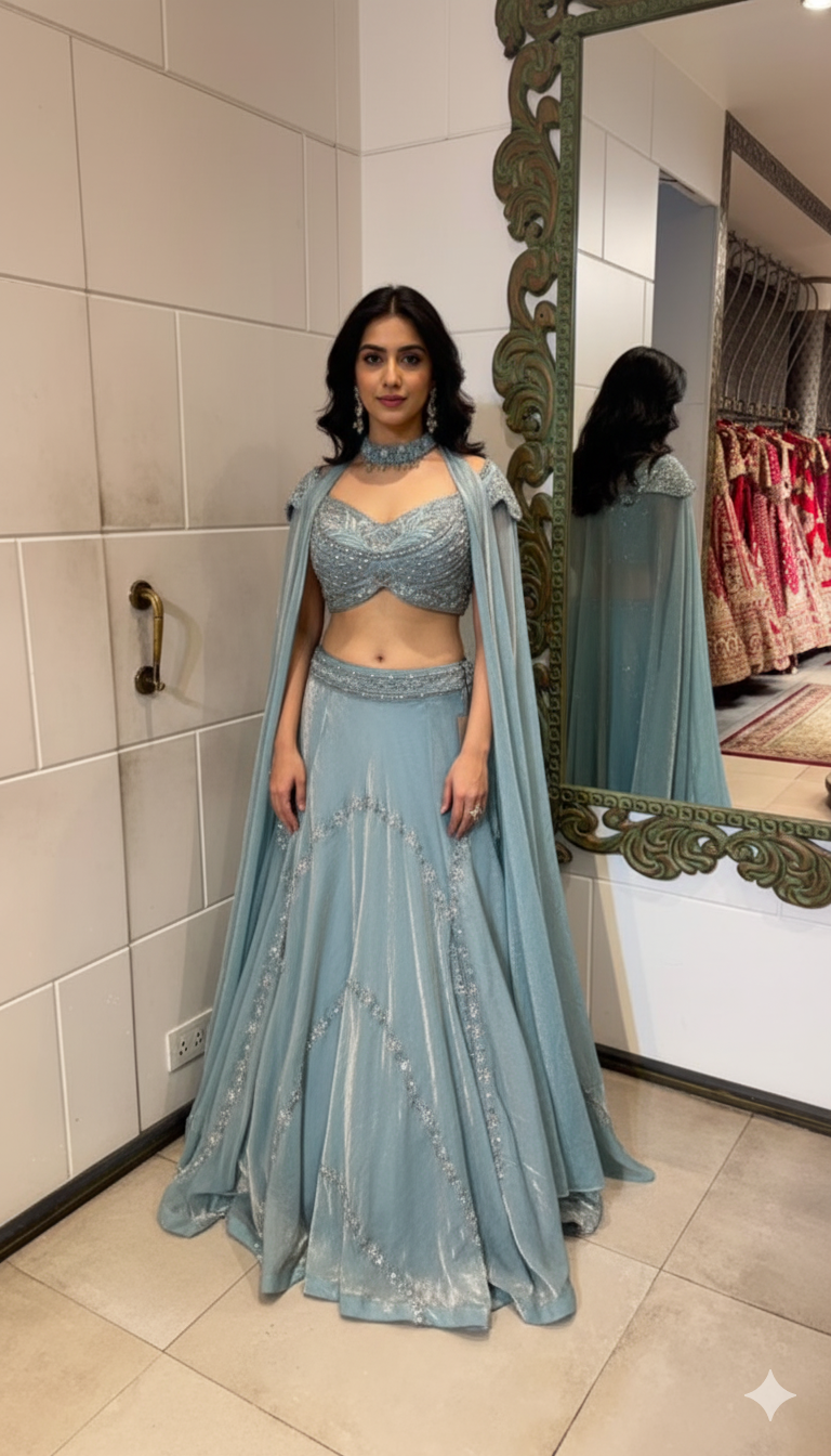 Magnetic lehenga