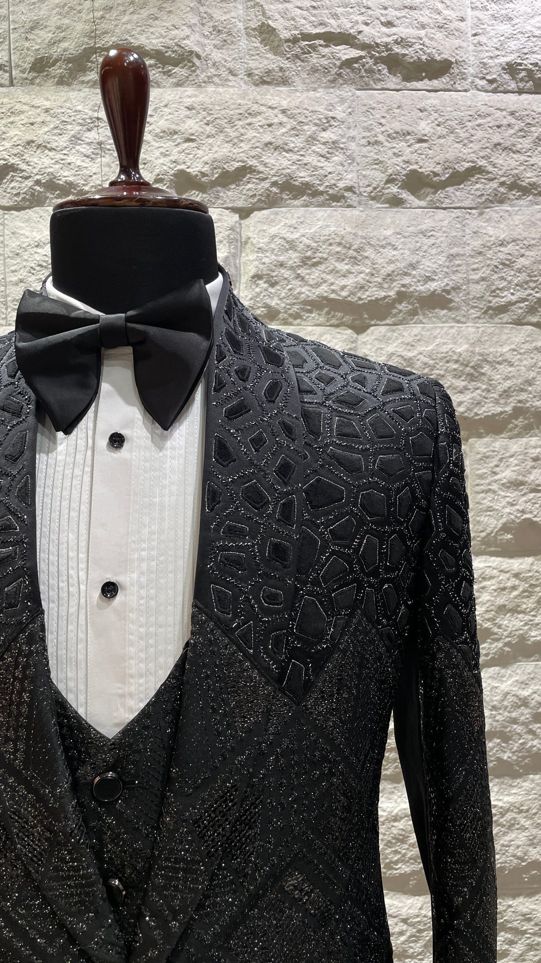 Black Tuxedo with silver details