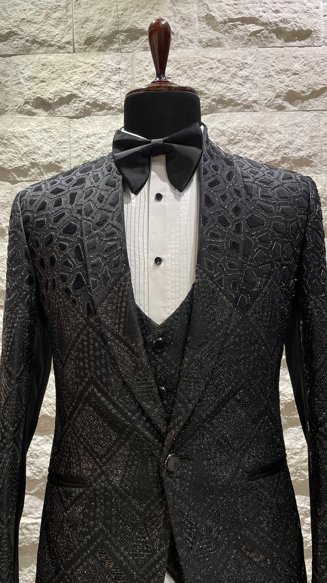 Black Tuxedo with silver details