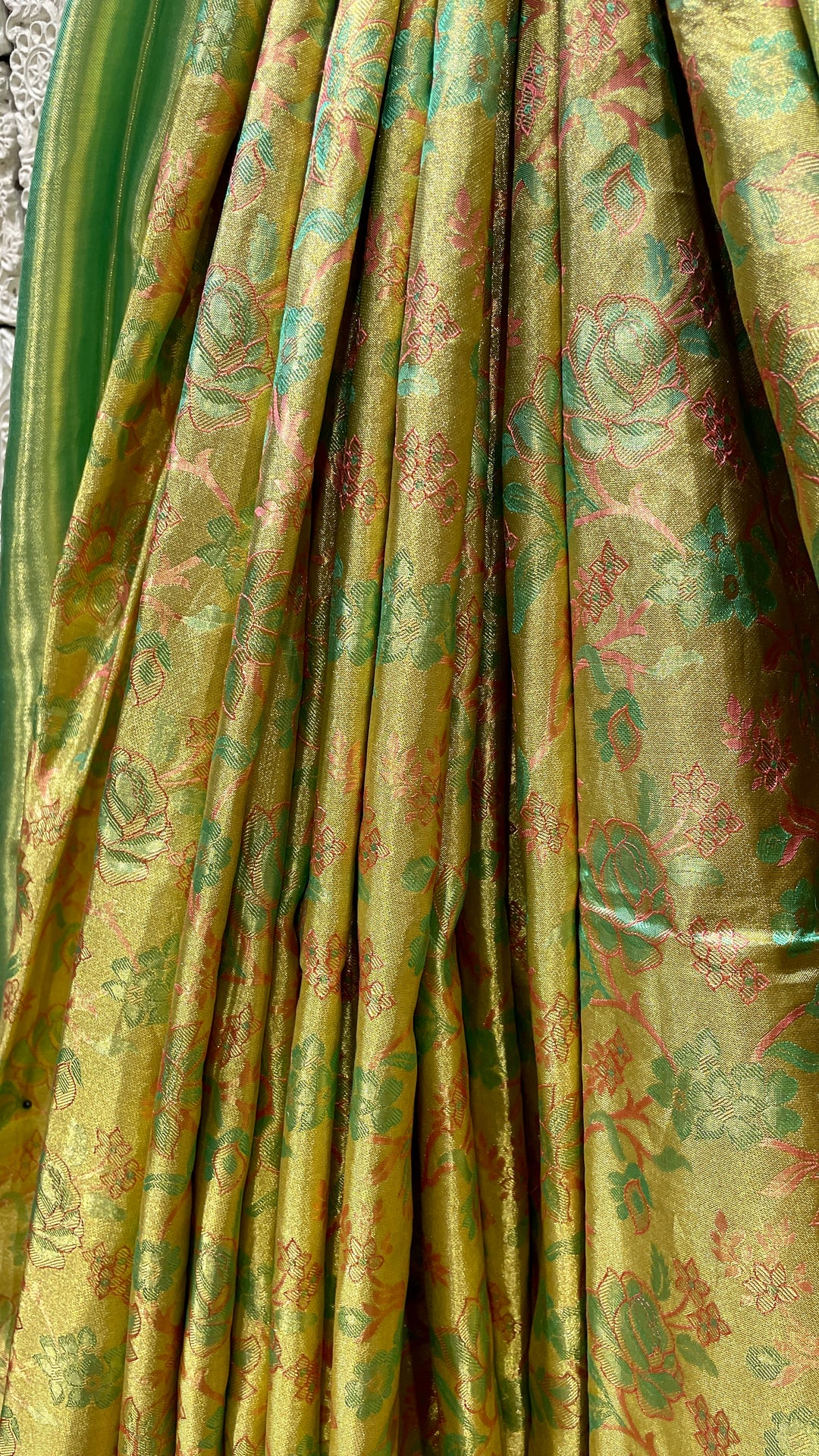 Green silk kanjivaram saree