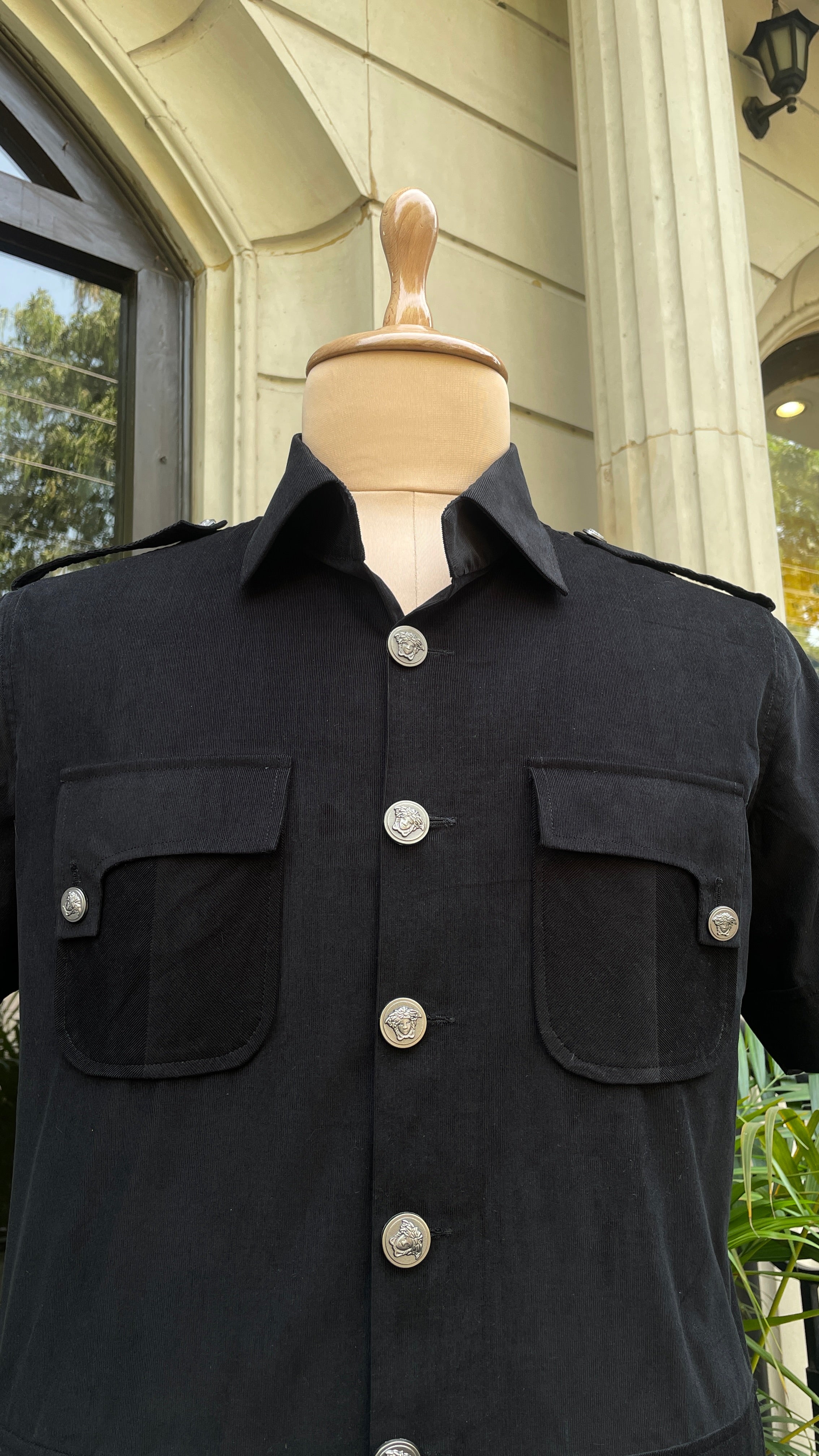 Black Corduroy Shirts