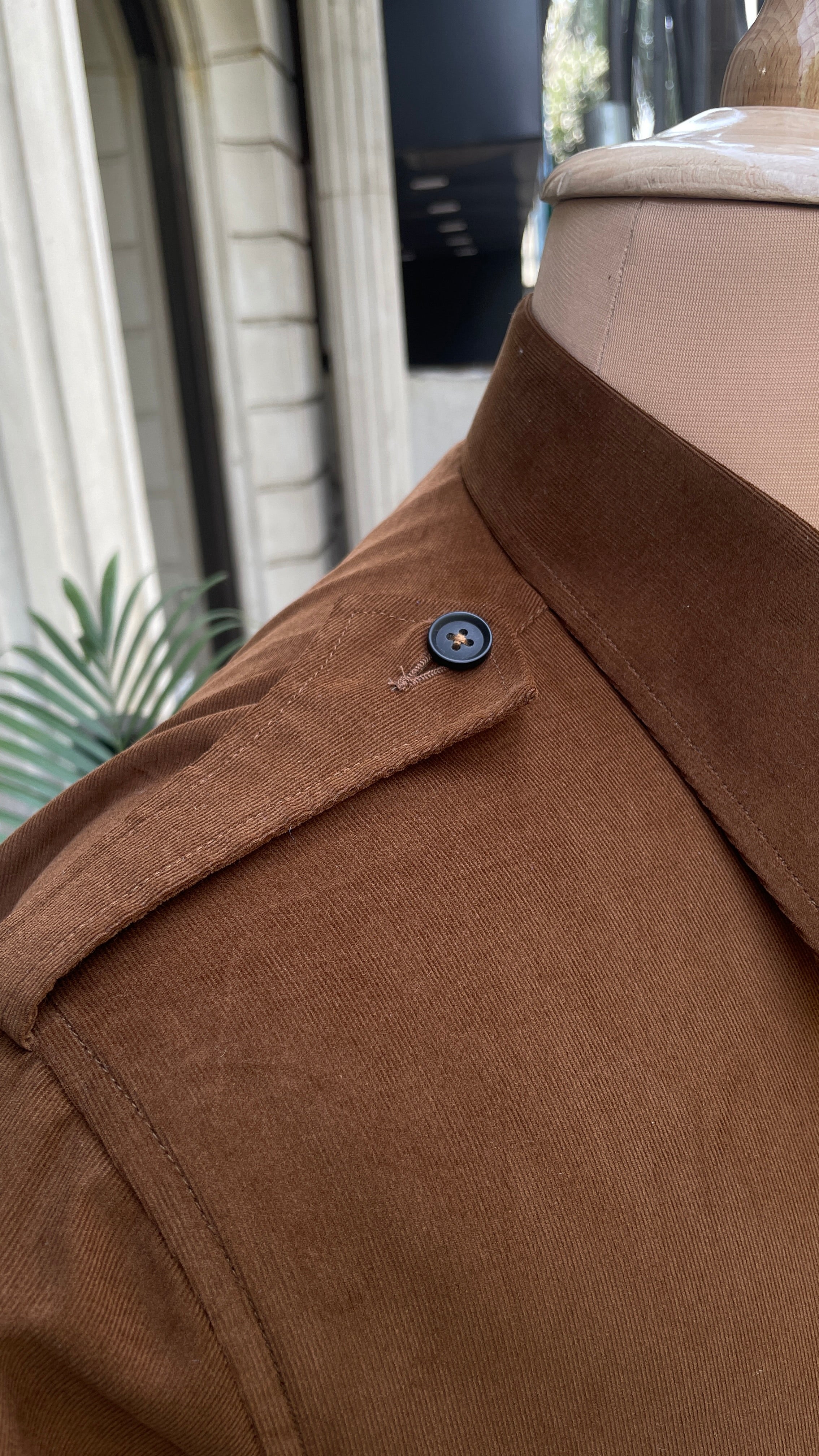 Brown Corduroy Shirts