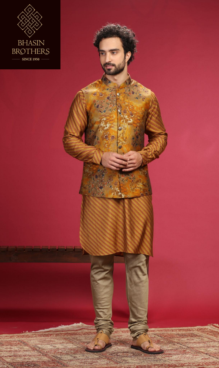 Yellow kurta set