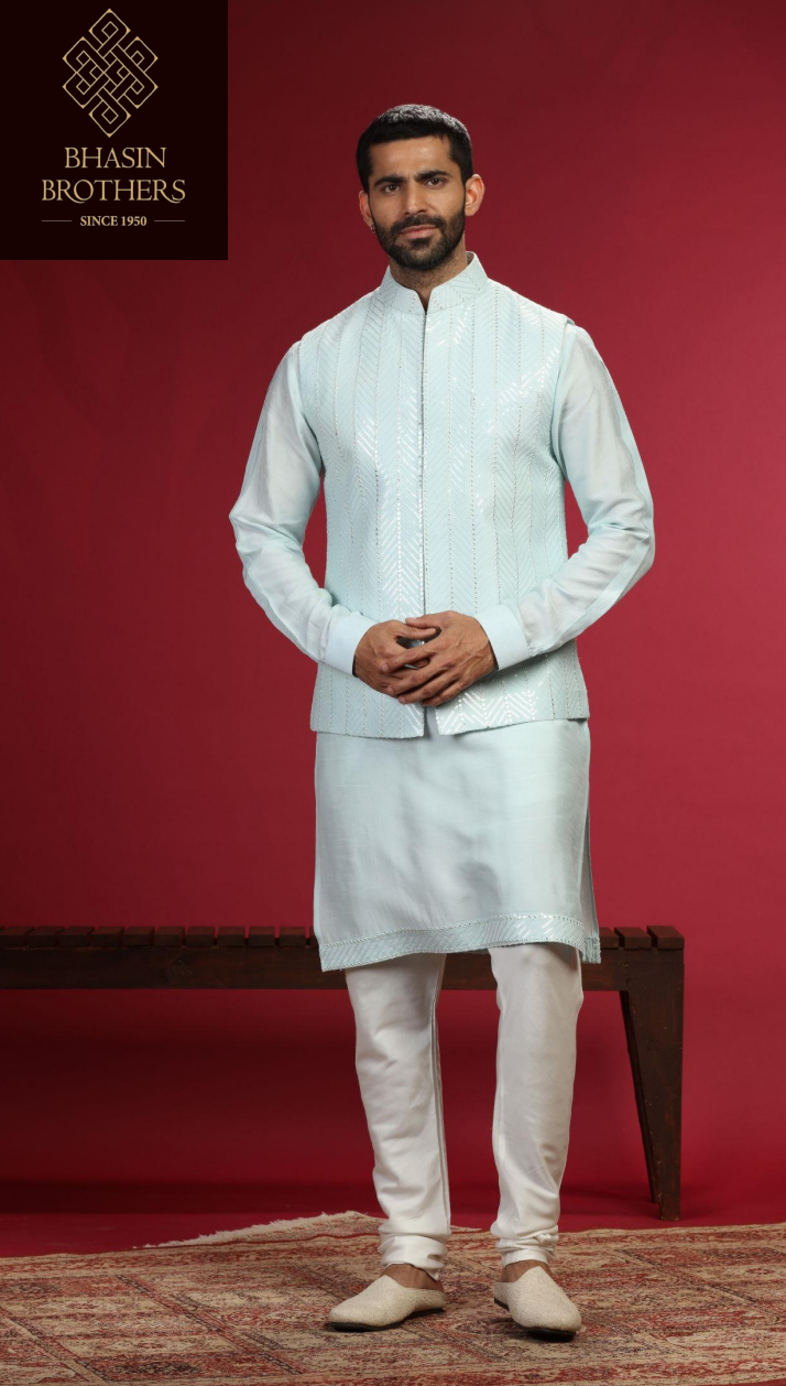 Light blue sadri set