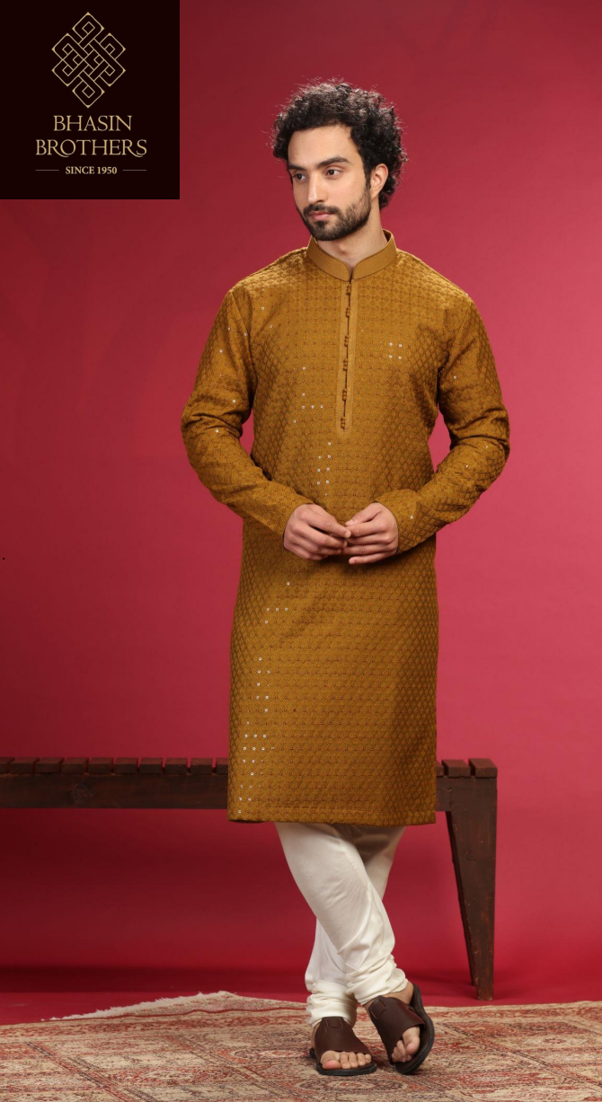 Mustard kurta