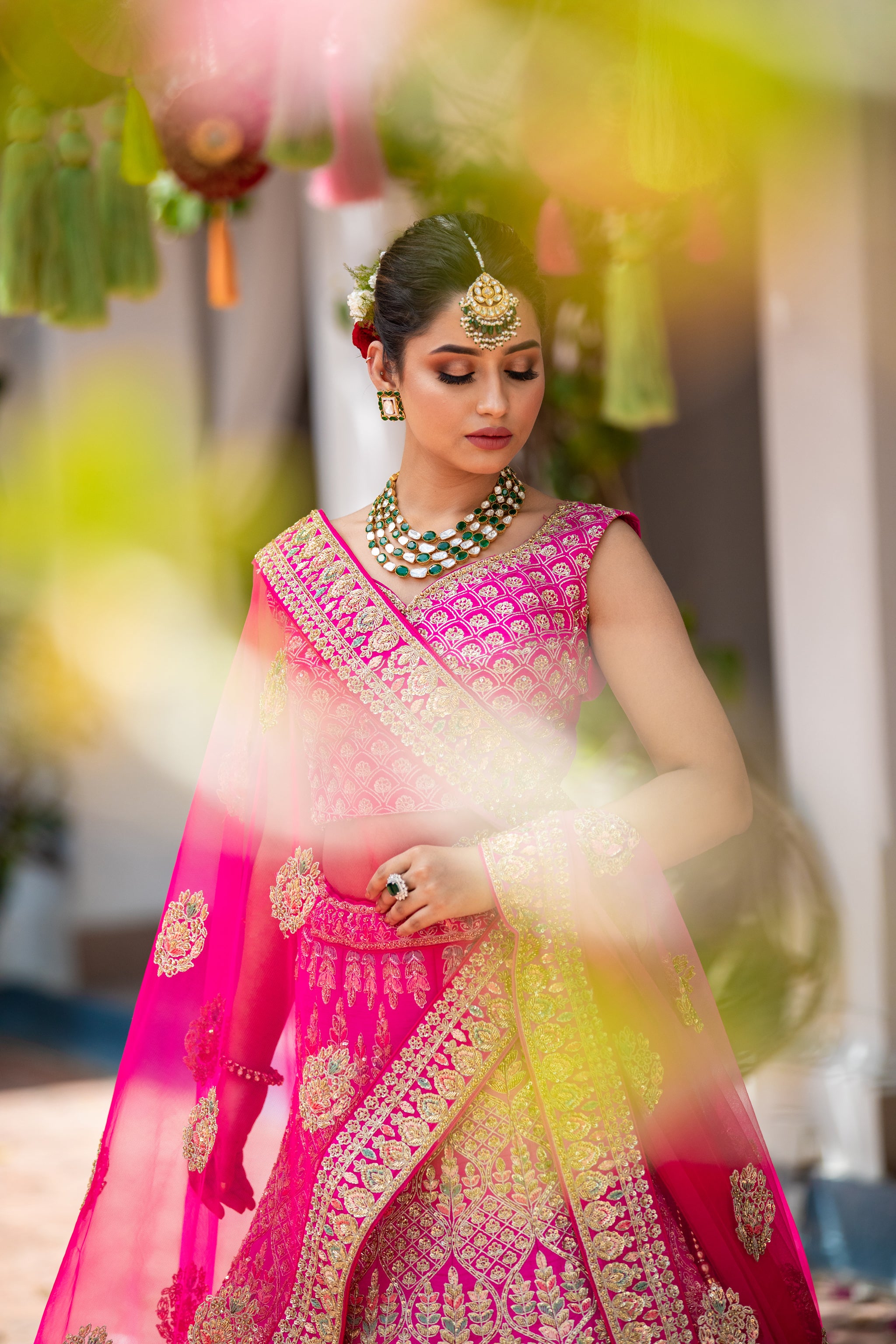 Pretentious Pink Lehenga